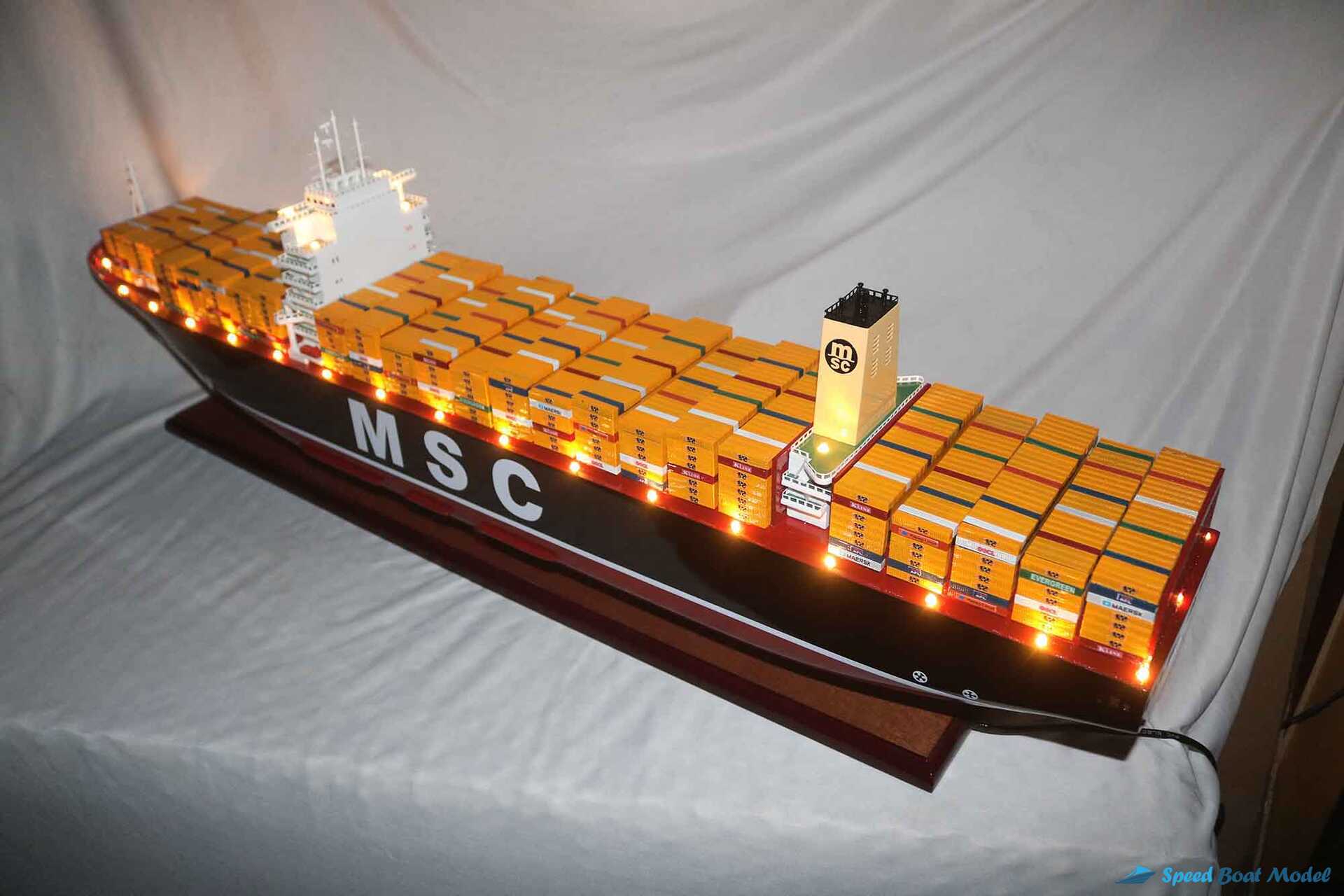 Msc Oliver Boat With Light Model (1) Speed Boad Model Msc Oliver Boat With Light Model (1) Speed Boad Model