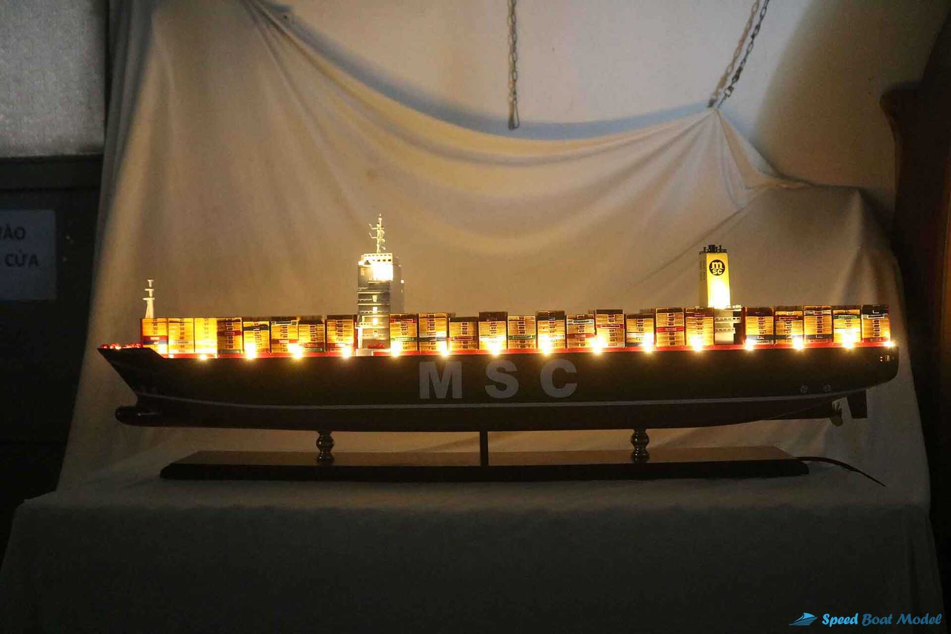 MSC Oliver Boat With Light Model 40.5" 15 Msc Oliver Boat With Light Model (14) Speed Boad Model