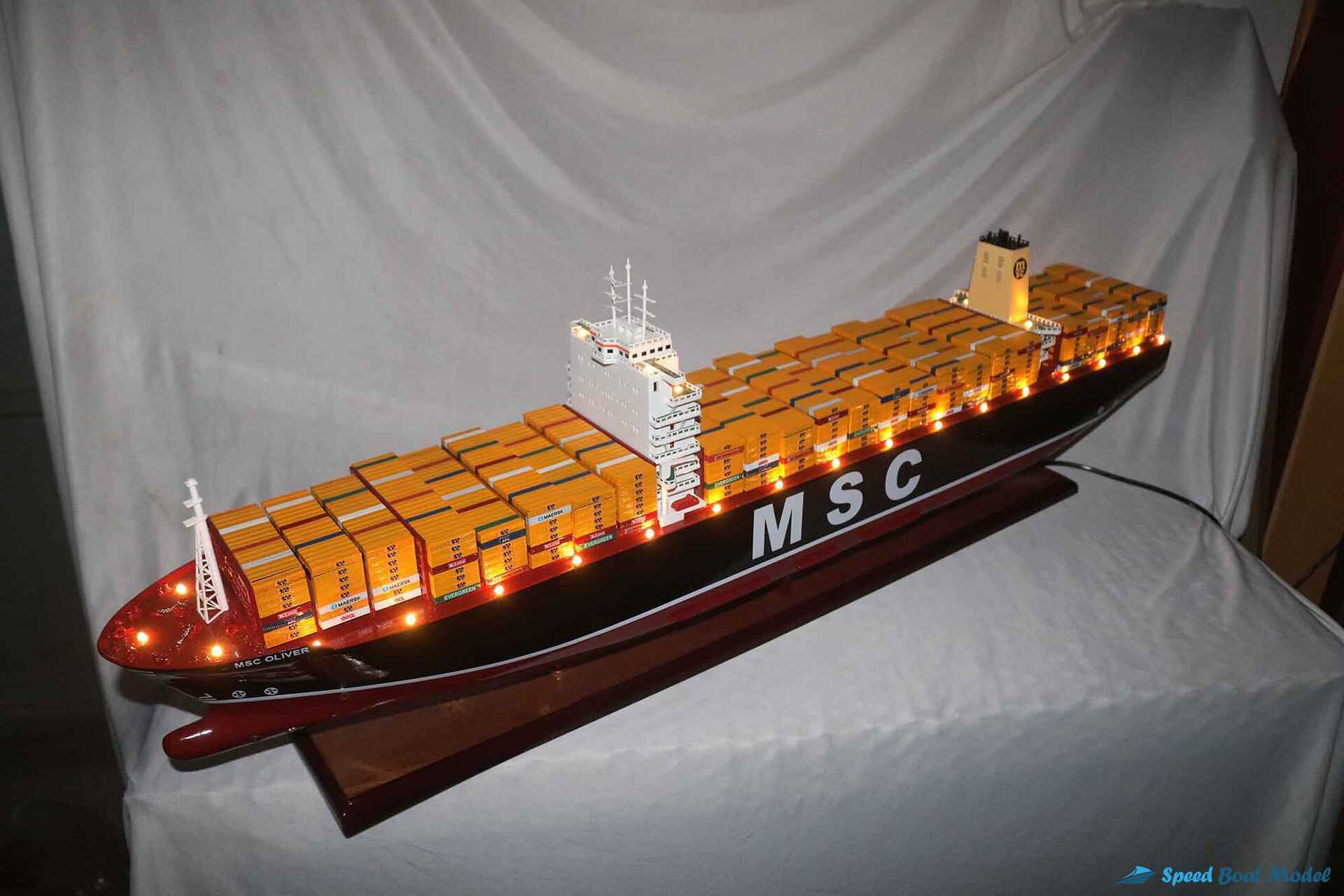 Msc Oliver Boat With Light Model (2) Speed Boad Model