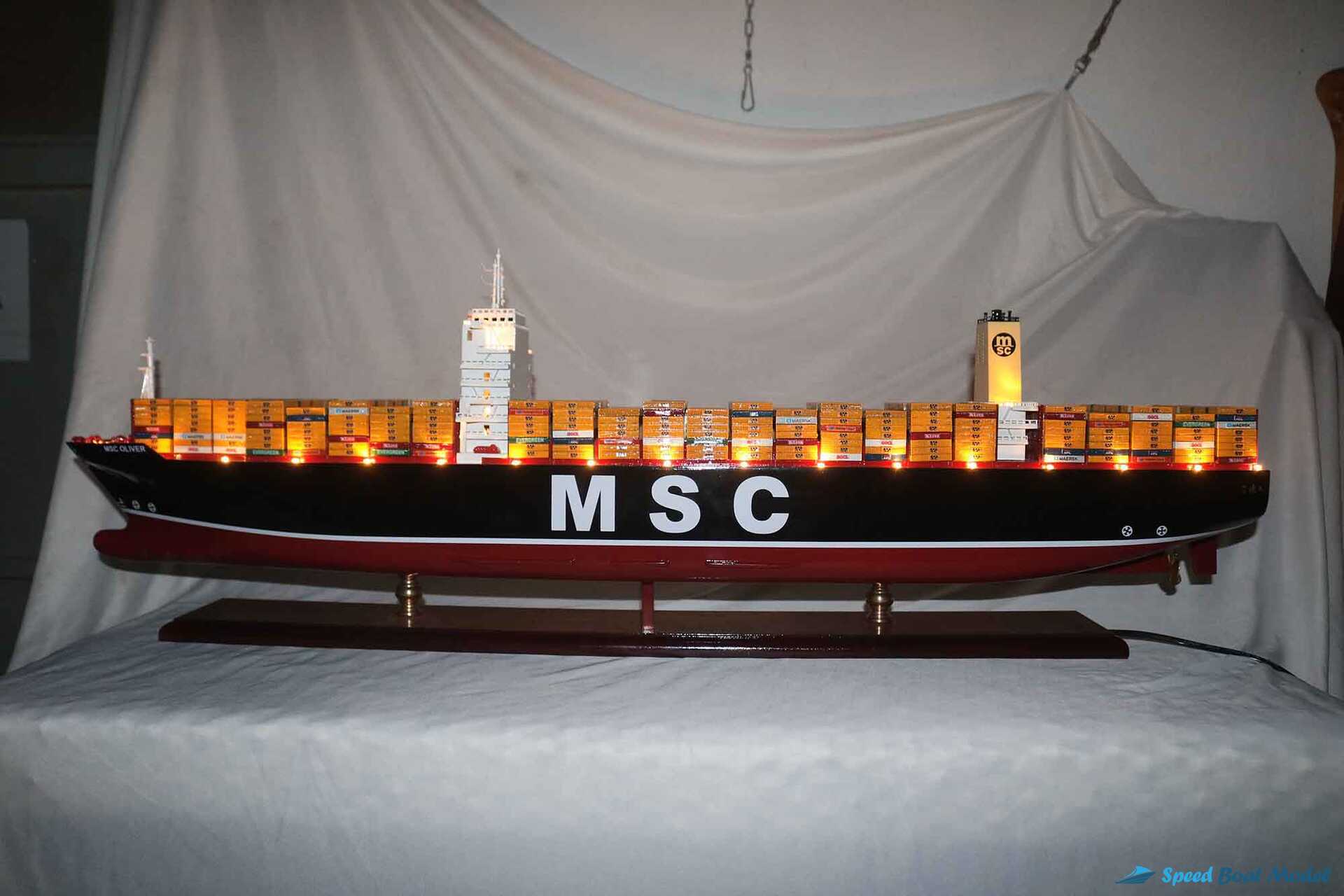 Msc Oliver Boat With Light Model (3) Speed Boad Model Msc Oliver Boat With Light Model (3) Speed Boad Model