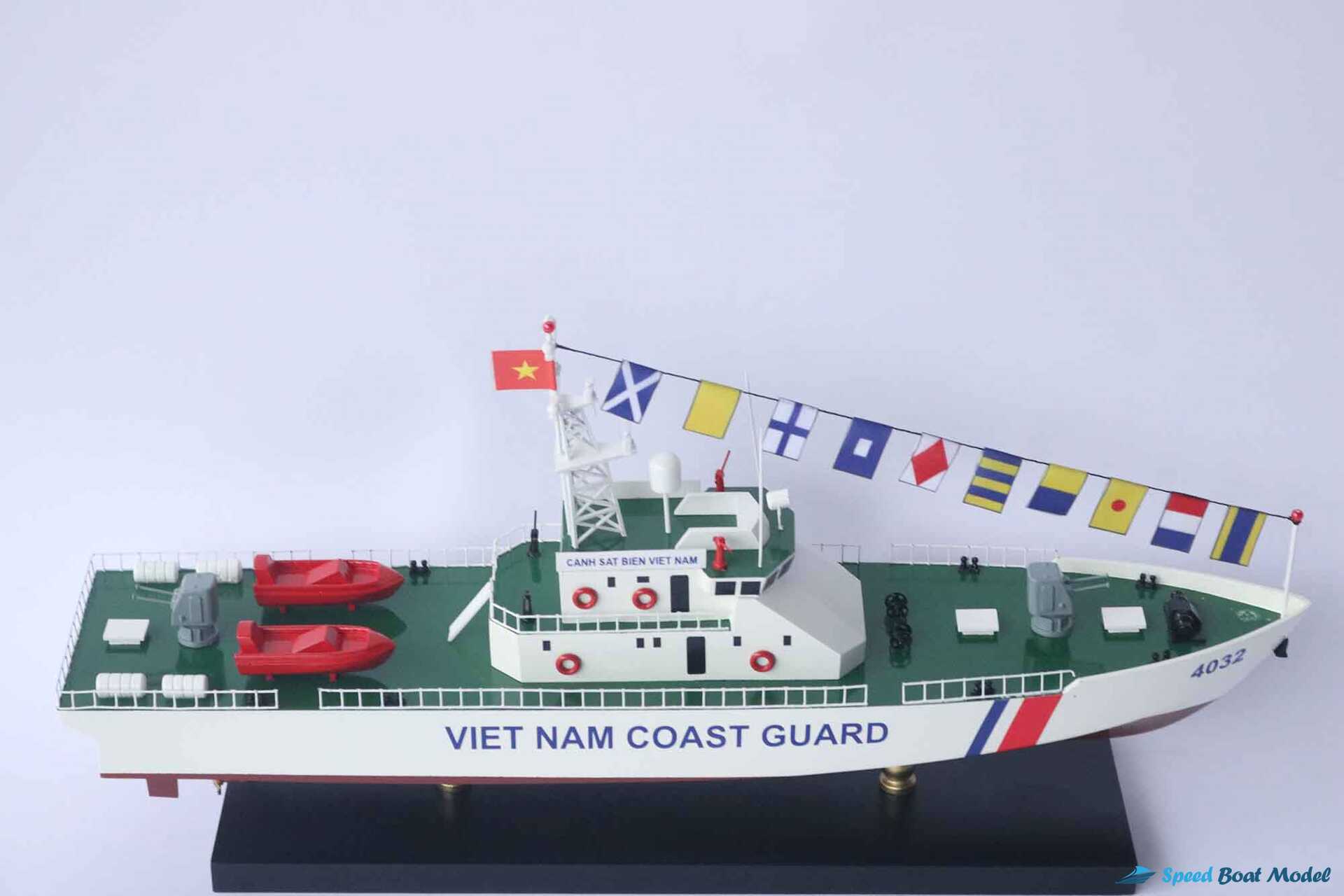 Viet Nam Coast Guard 4032 Warship Model (4) Speed Boad Model Viet Nam Coast Guard 4032 Warship Model (4) Speed Boad Model