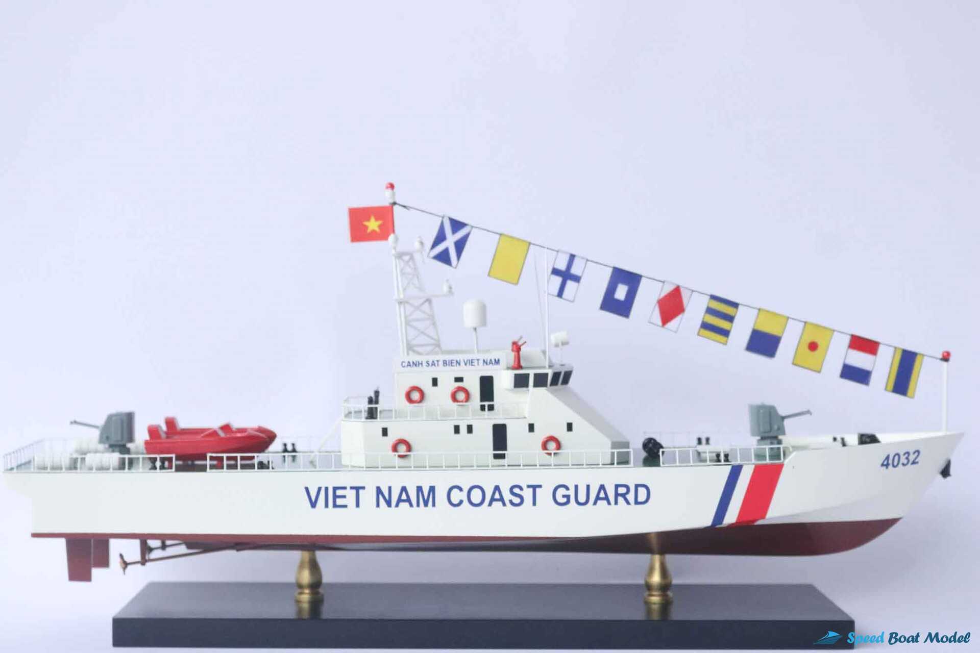 Viet Nam Coast Guard 4032 Warship Model (5) Speed Boad Model Viet Nam Coast Guard 4032 Warship Model (5) Speed Boad Model
