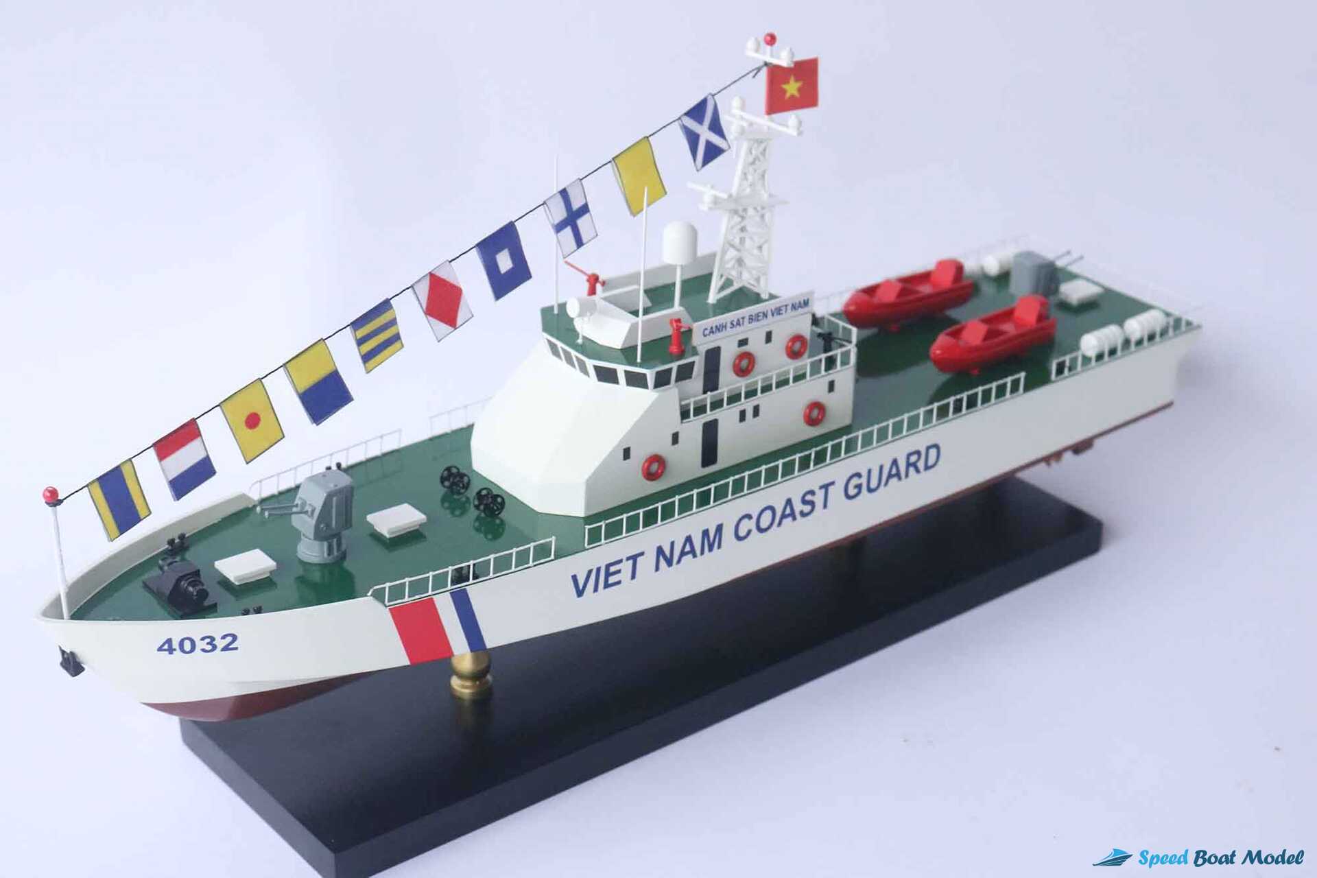Viet Nam Coast Guard 4032 Warship Model (8) Speed Boad Model Viet Nam Coast Guard 4032 Warship Model (8) Speed Boad Model
