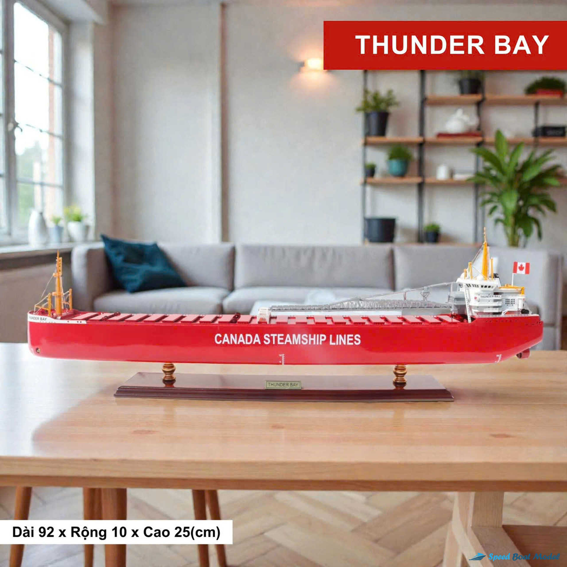 Thunder Bay Canada Steamship Lines Speed Boad Model