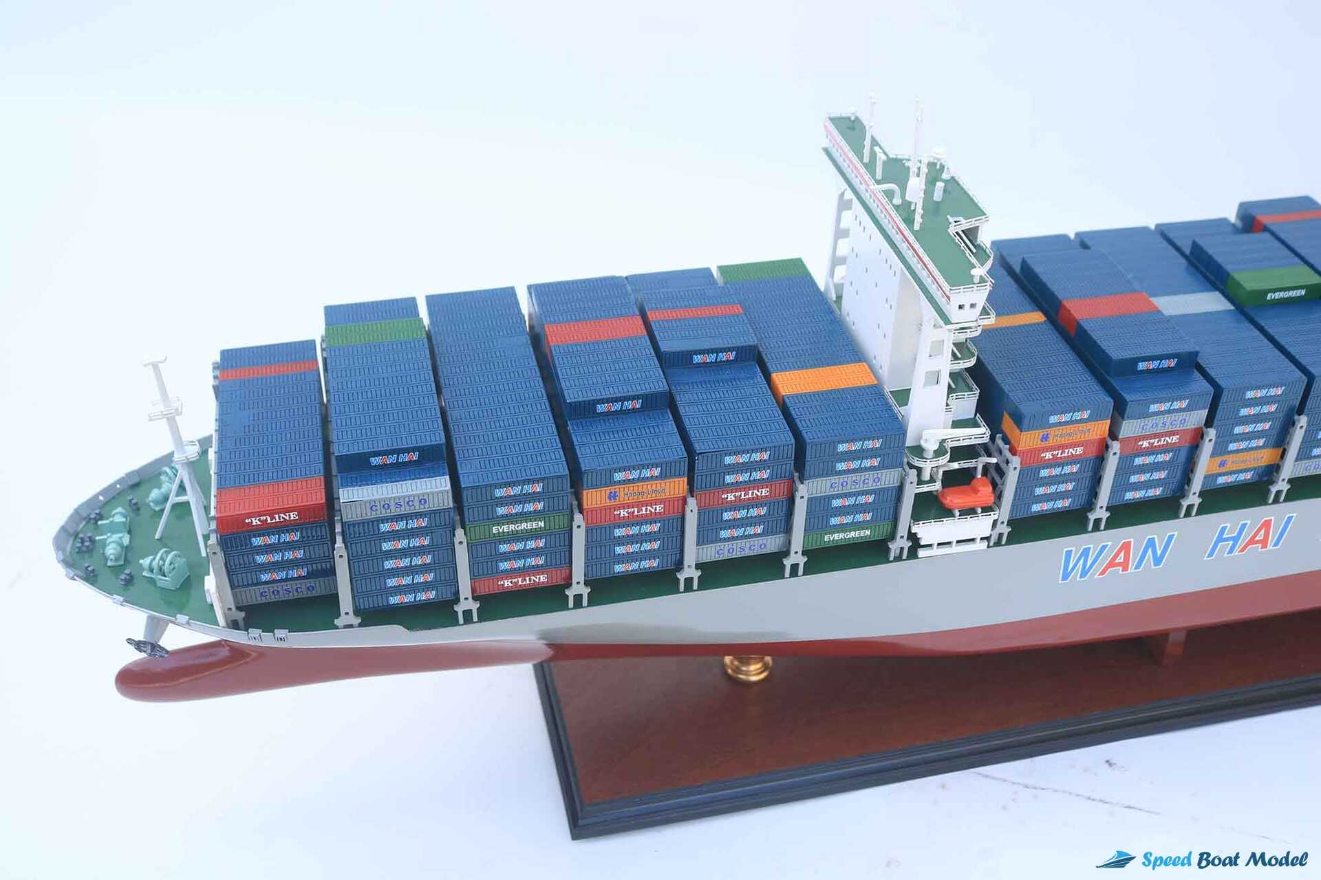 Wan Hai A03 Container Ship Model (10) Speed Boad Model Wan Hai A03 Container Ship Model (10) Speed Boad Model