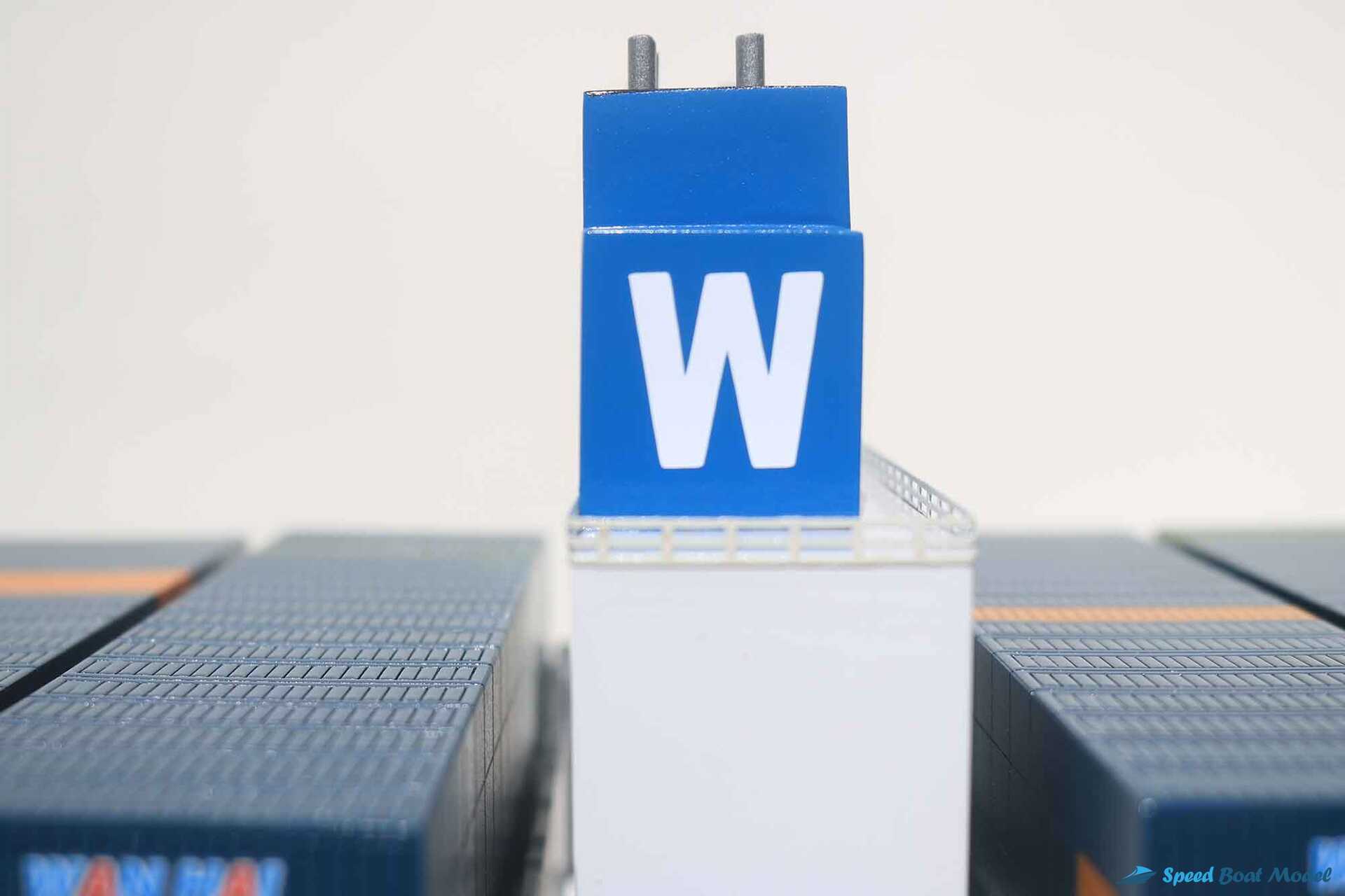 Wan Hai A03 Container Ship Model (12) Speed Boad Model Wan Hai A03 Container Ship Model (12) Speed Boad Model