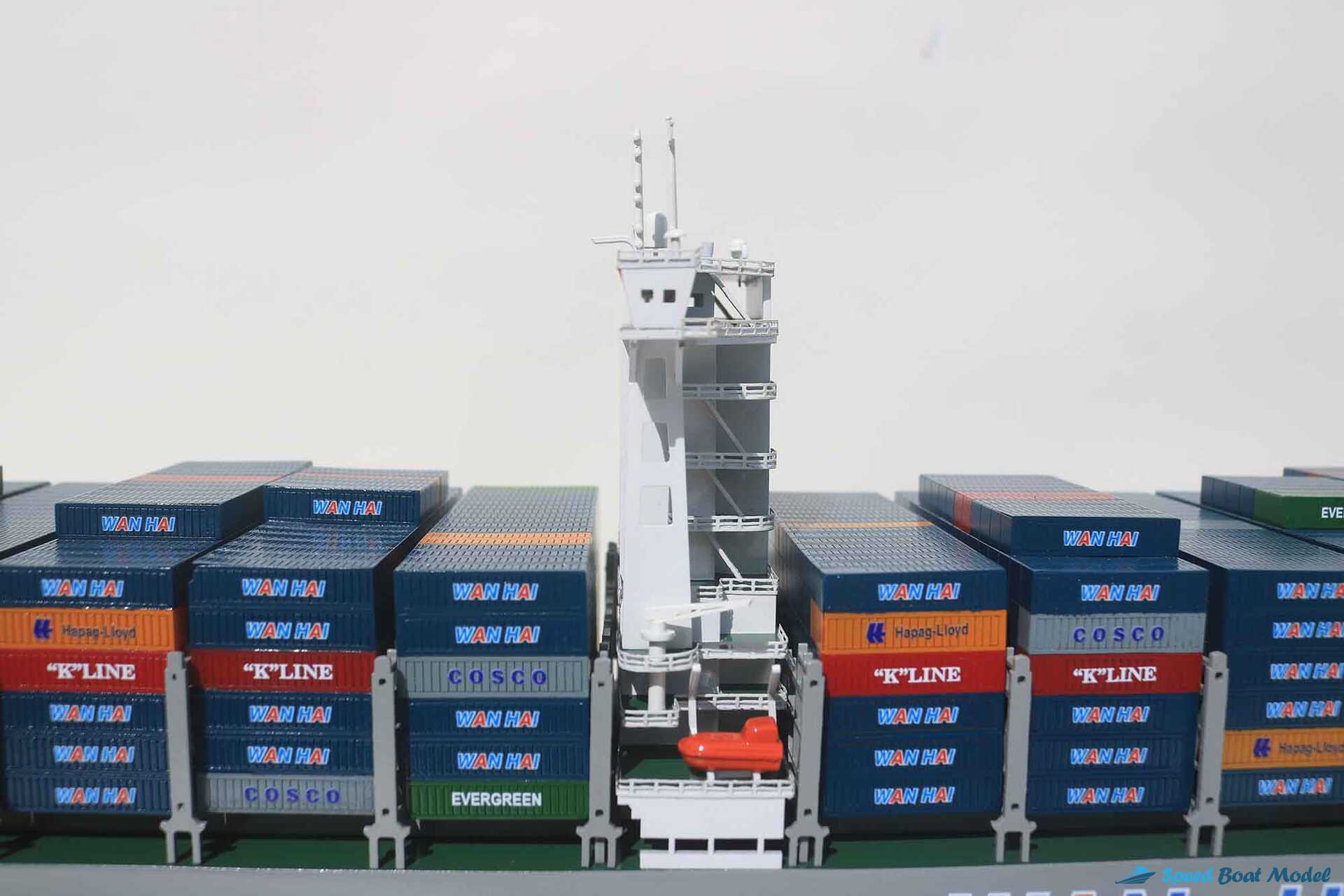 Wan Hai A03 Container Ship Model (14) Speed Boad Model Wan Hai A03 Container Ship Model (14) Speed Boad Model