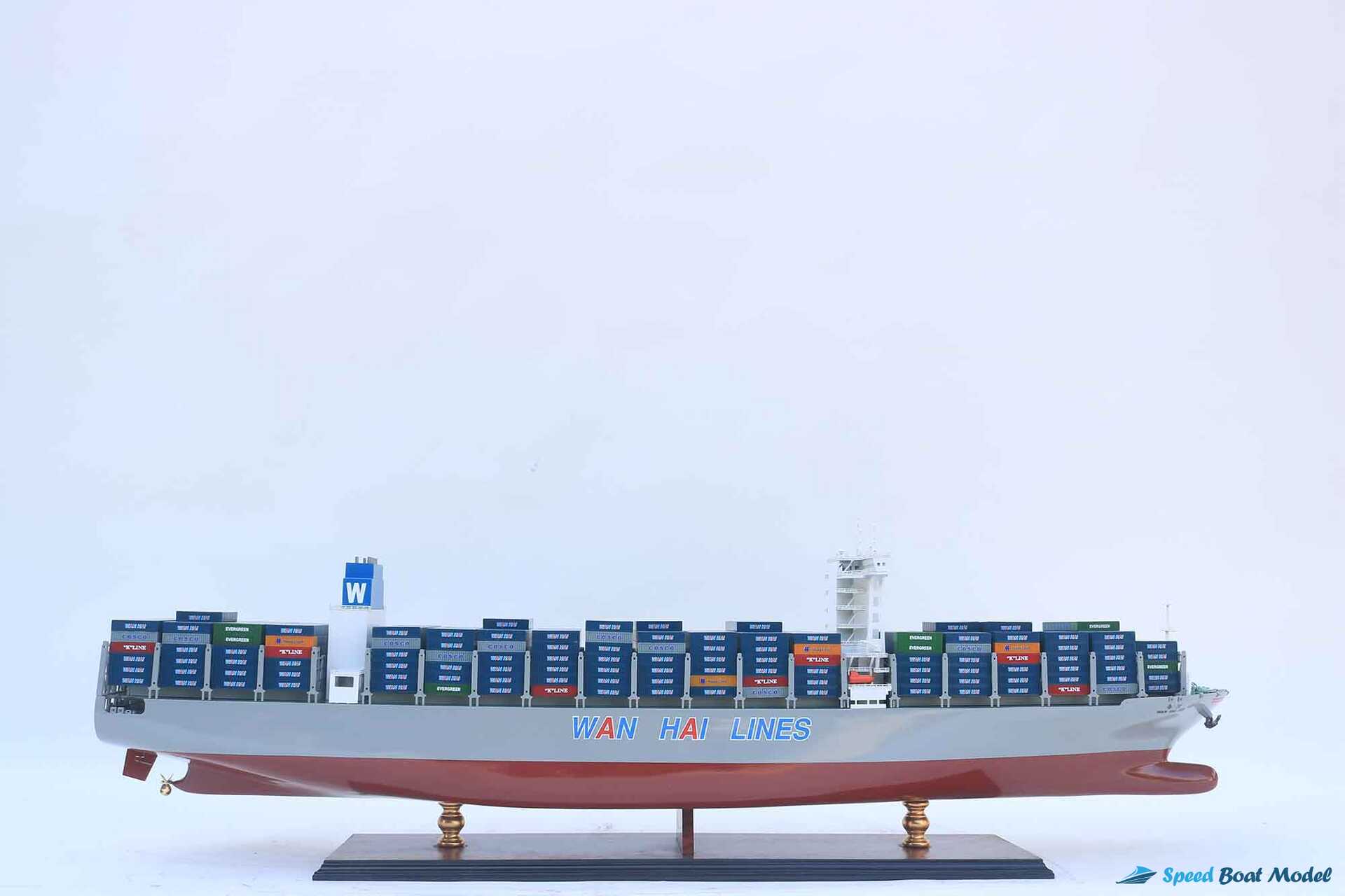 Wan Hai A03 Container Ship Model (7) Speed Boad Model Wan Hai A03 Container Ship Model (7) Speed Boad Model