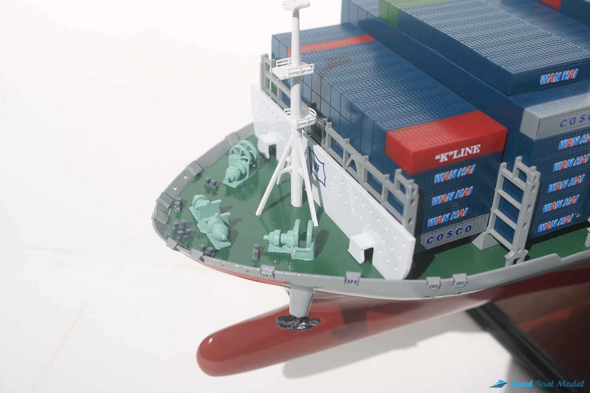 Wan Hai A09 Container Ship Model (15) Speed Boad Model Wan Hai A09 Container Ship Model (15) Speed Boad Model