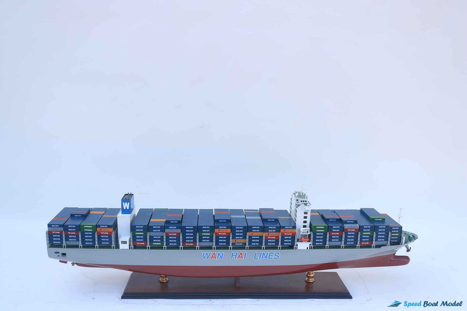 Wan Hai A09 Container Ship Model (4) Speed Boad Model Wan Hai A09 Container Ship Model (4) Speed Boad Model