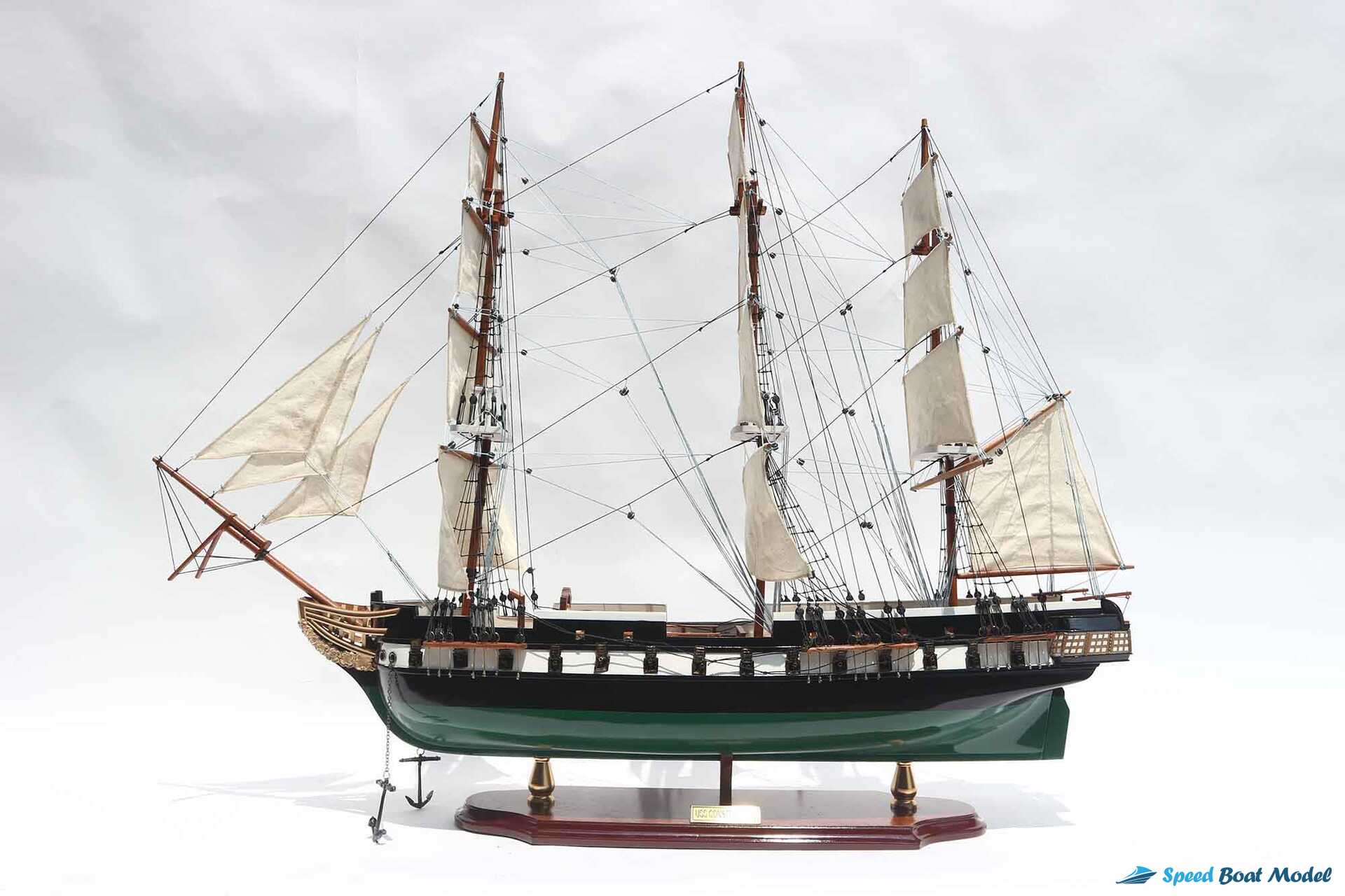 Uss Constellation Painted Ship Model - Painted Green 15 Uss Constellation Painted Ship Model – Painted Green (14) Speed Boad Model