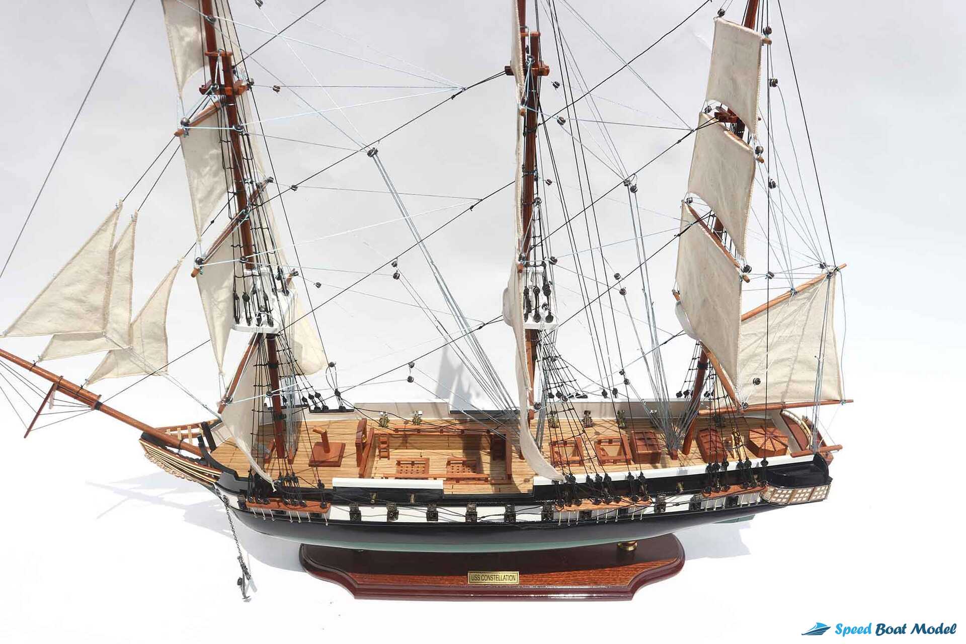 Uss Constellation Painted Ship Model – Painted Green (4) Speed Boad Model Uss Constellation Painted Ship Model – Painted Green (4) Speed Boad Model