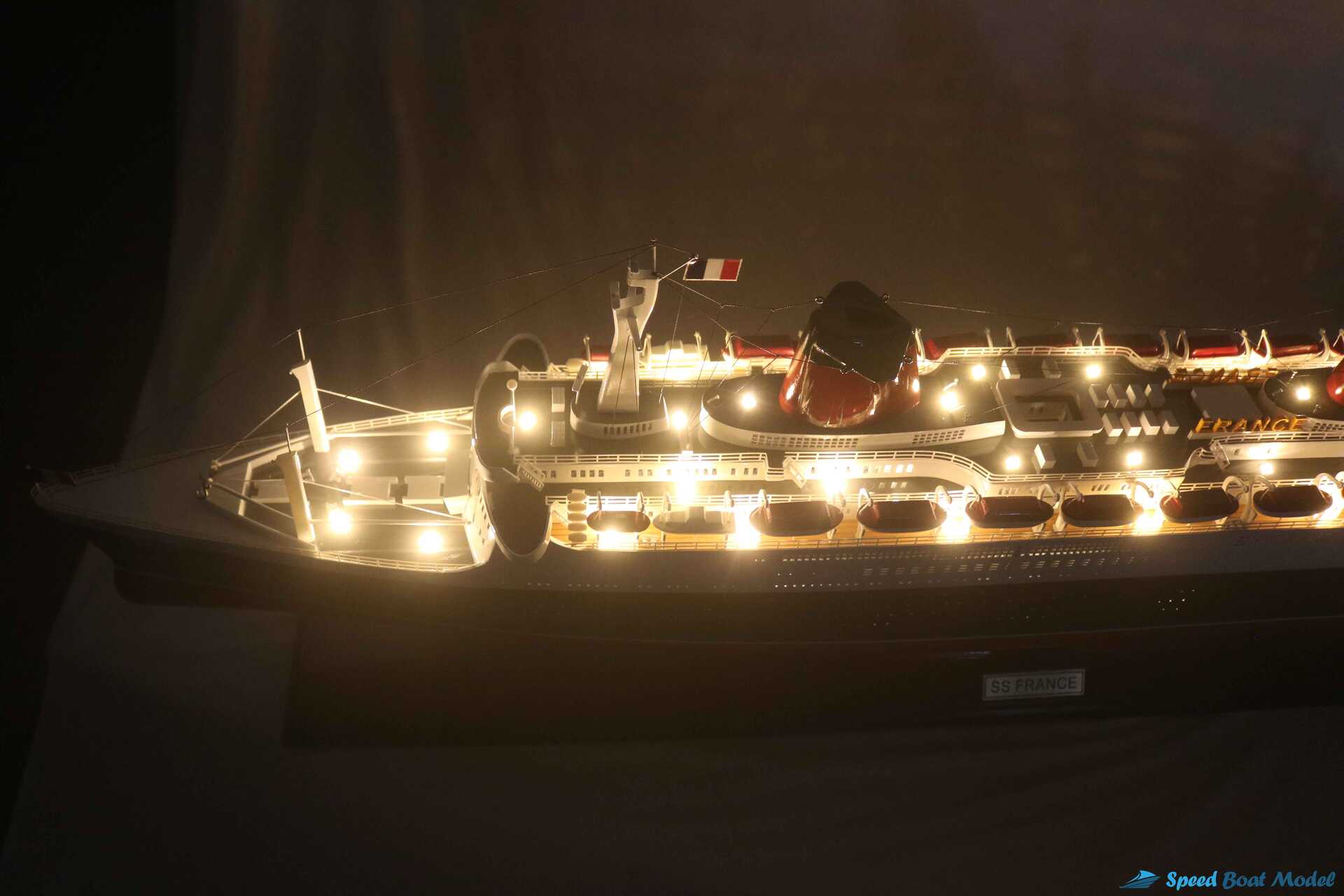 Ss France Special Edition With Lights Model (5) Speed Boad Model Ss France Special Edition With Lights Model (5) Speed Boad Model