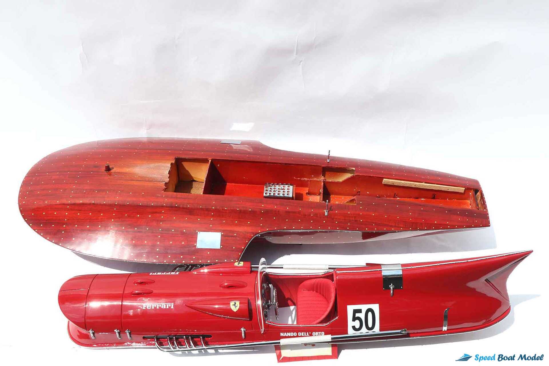 Ferrari Hydroplane 1954 Rc Speed Boat Model (4) Speed Boad Model Ferrari Hydroplane 1954 Rc Speed Boat Model (4) Speed Boad Model