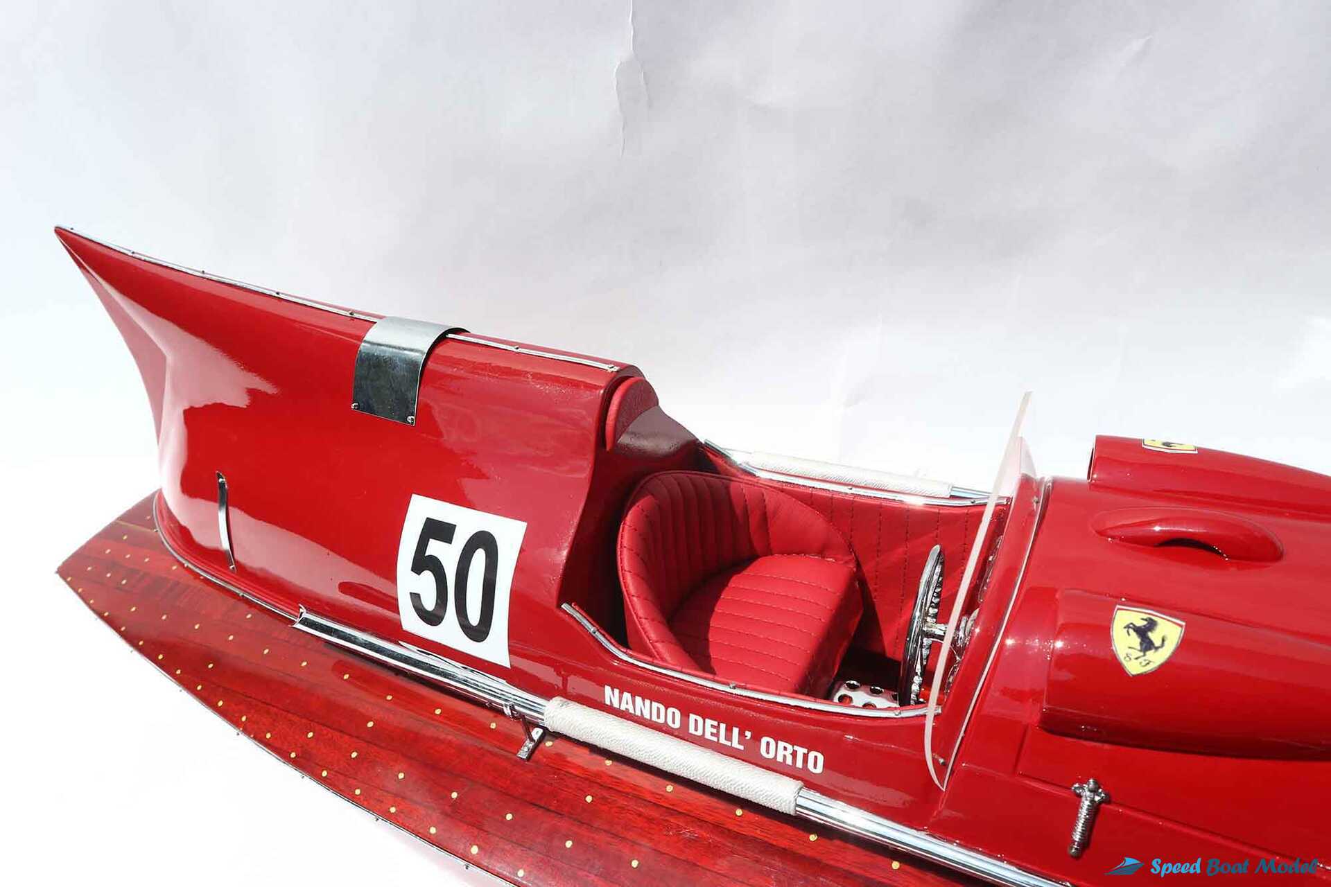 Ferrari Hydroplane 1954 Rc Speed Boat Model (6) Speed Boad Model Ferrari Hydroplane 1954 Rc Speed Boat Model (6) Speed Boad Model