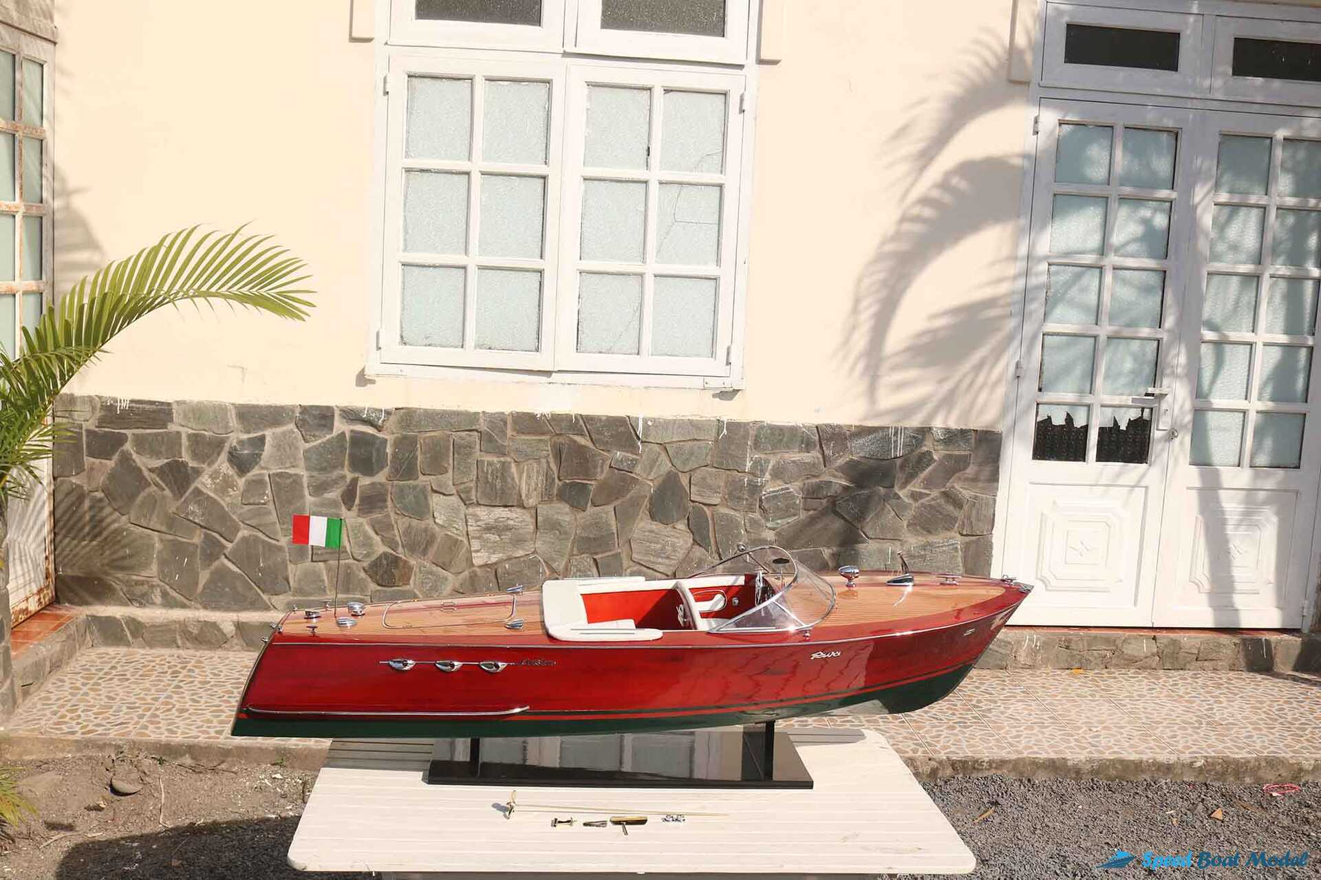 Riva Ariston Rc Dark Blue Hull Model (14) Speed Boad Model