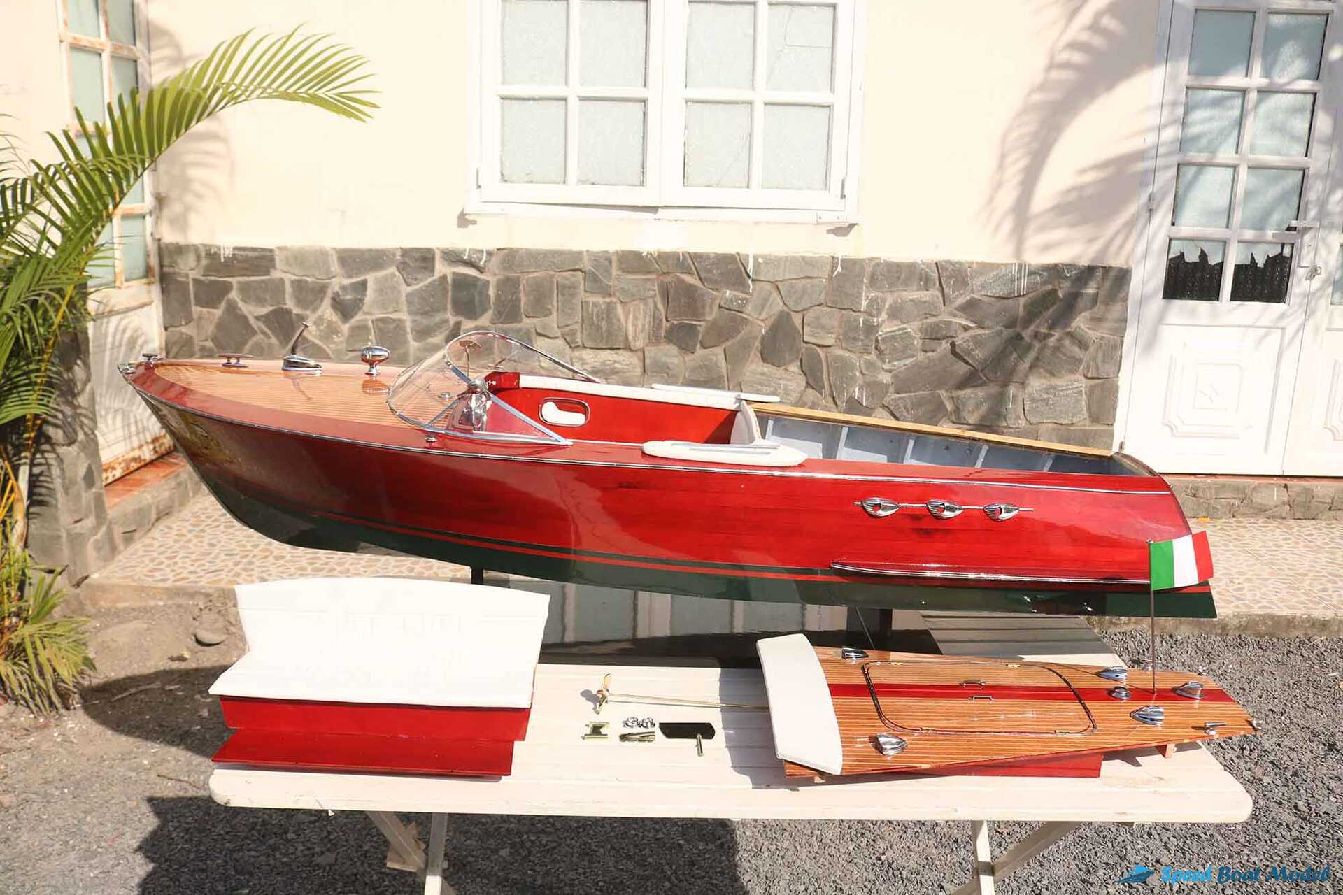 Riva Ariston RC Dark Blue Hull Model - Riva Ship Model