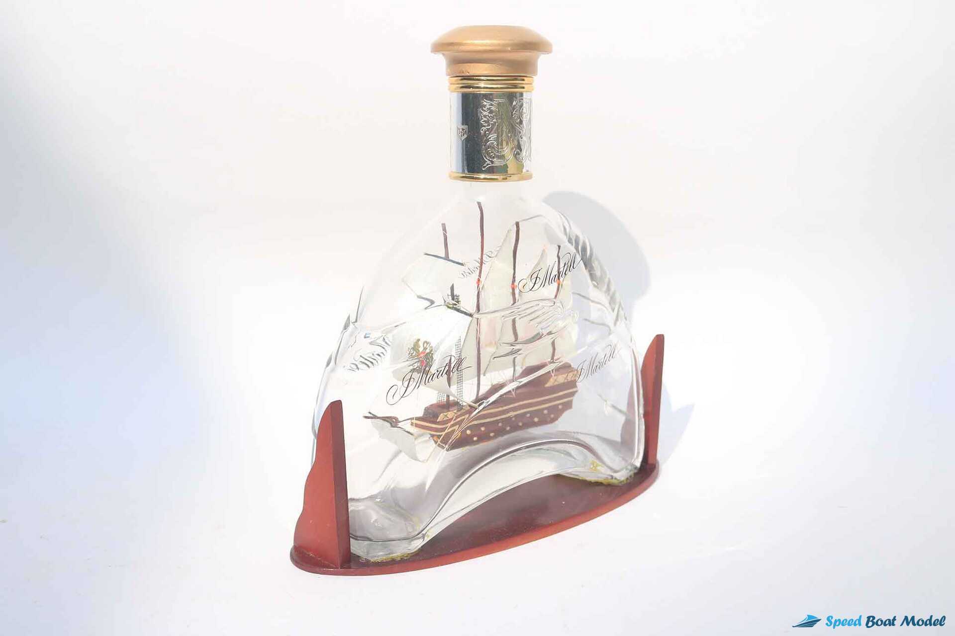 Carave Ship In Matell Bottle (1) Speed Boad Model Carave Ship In Matell Bottle (1) Speed Boad Model