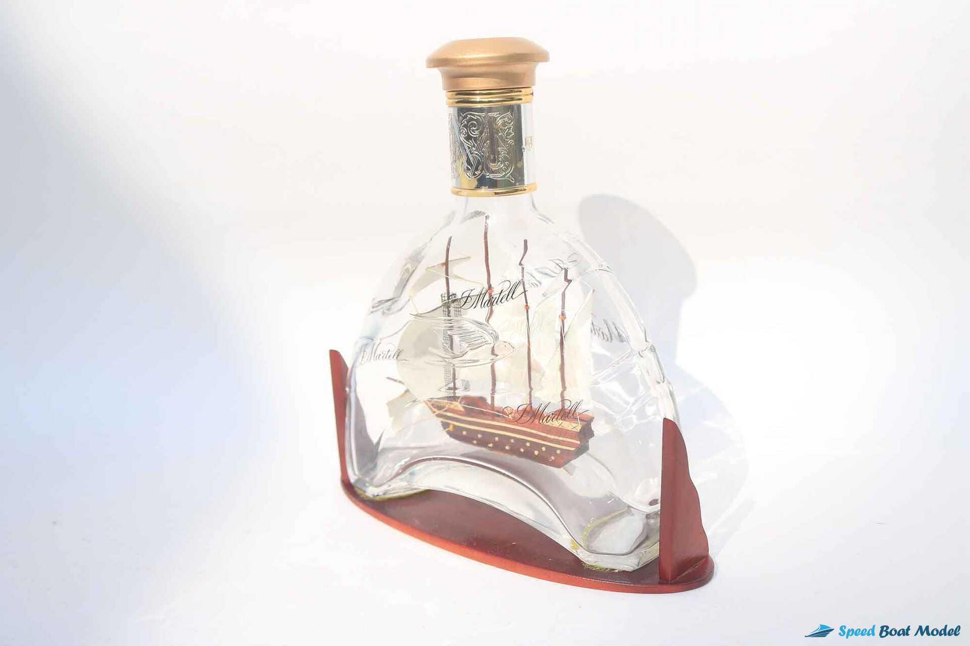 Carave Ship In Matell Bottle (2) Speed Boad Model Carave Ship In Matell Bottle (2) Speed Boad Model