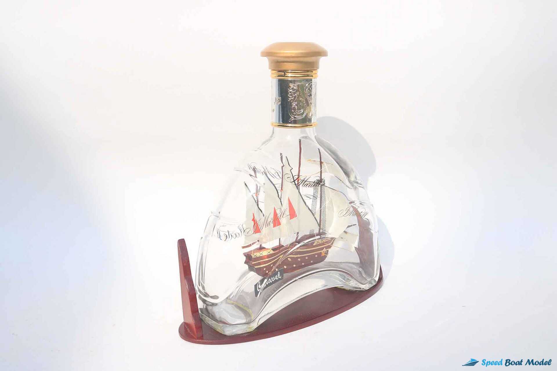 Carave Ship In Matell Bottle (4) Speed Boad Model Carave Ship In Matell Bottle (4) Speed Boad Model