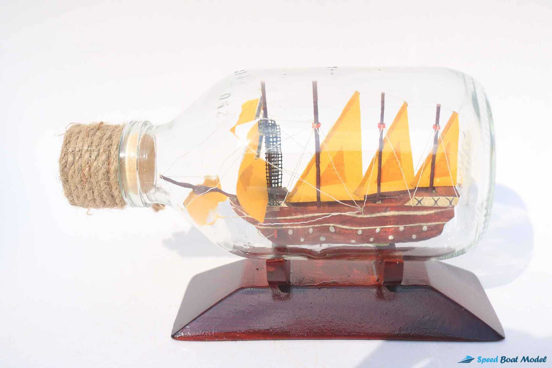 Caravel Ship In Bottle (4) Speed Boad Model Caravel Ship In Bottle (4) Speed Boad Model