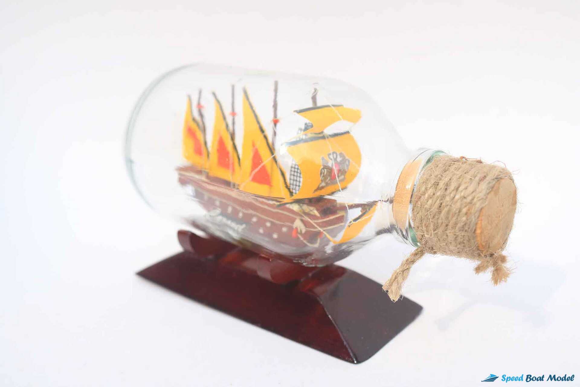 Caravel Ship In Bottle 8 Caravel Ship In Bottle (6) Speed Boad Model