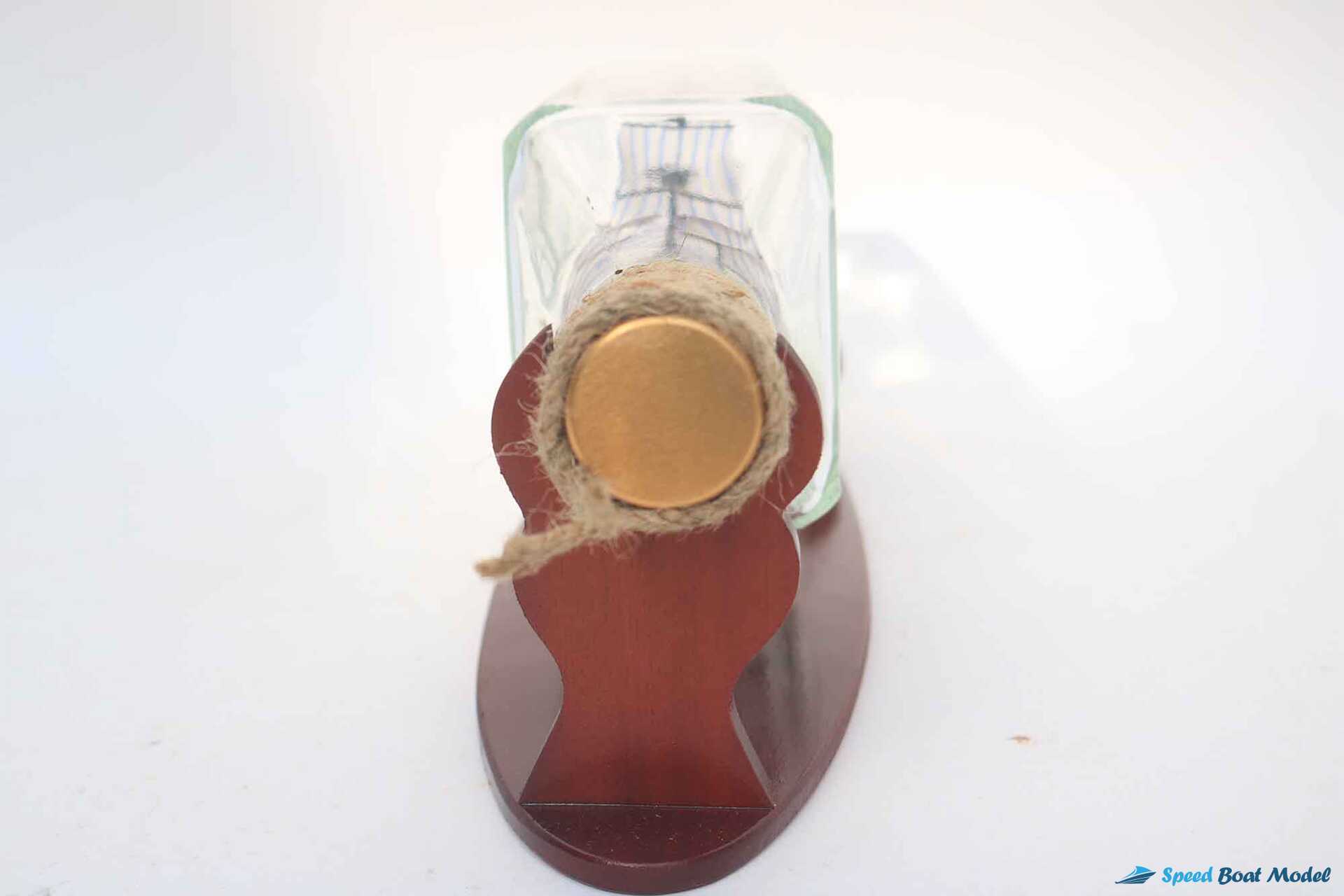 Statsraat Lehmkuhl Ship In Bottle (6) Speed Boad Model Statsraat Lehmkuhl Ship In Bottle (6) Speed Boad Model