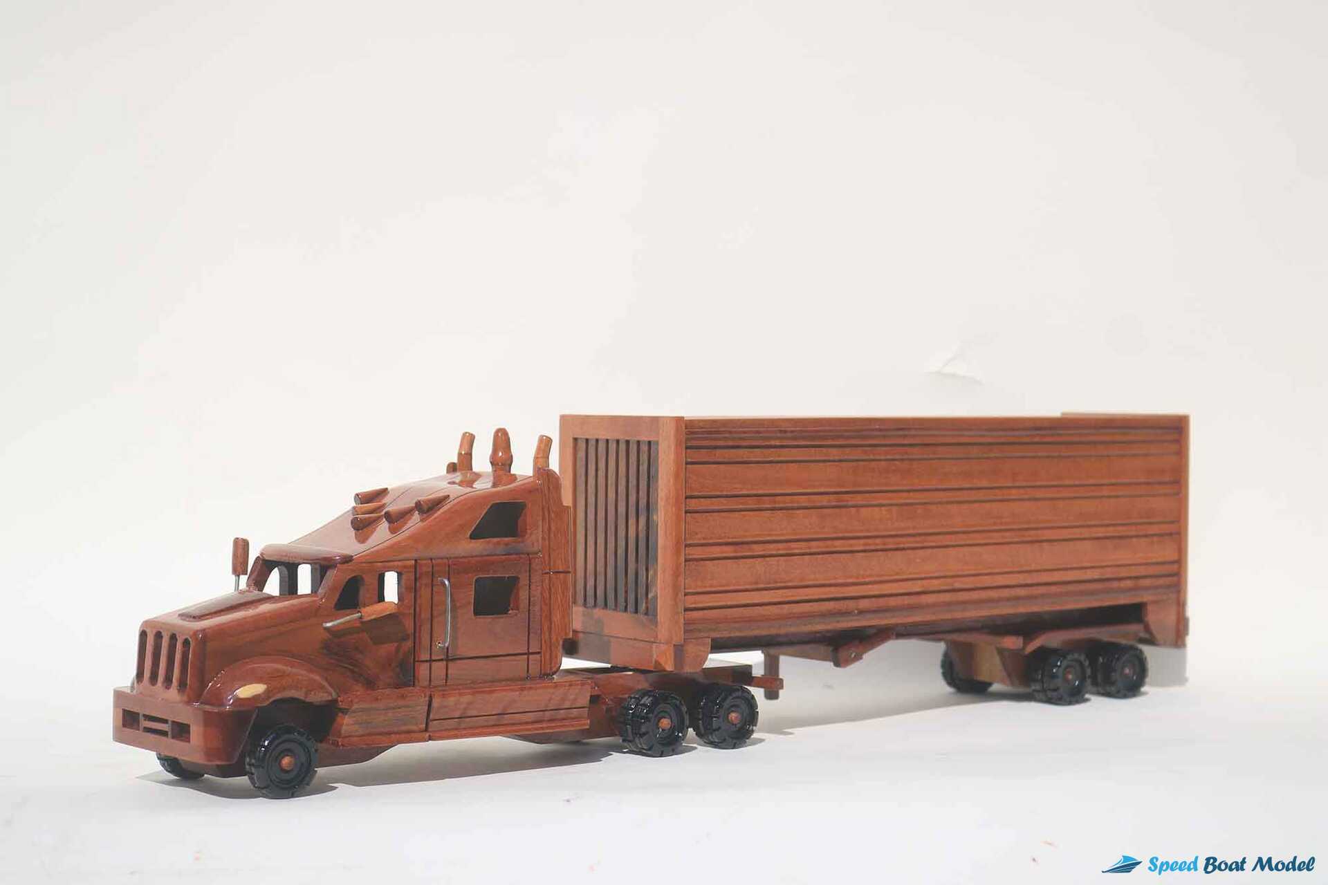 Container - Tractor Trailer Wooden Model 23.6" 14 Container – Tractor Trailer Wooden Model 23 (12) Speed Boad Model