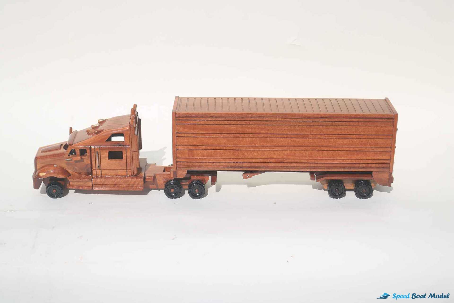 Container - Tractor Trailer Wooden Model 23.6" 13 Container – Tractor Trailer Wooden Model 23 (13) Speed Boad Model