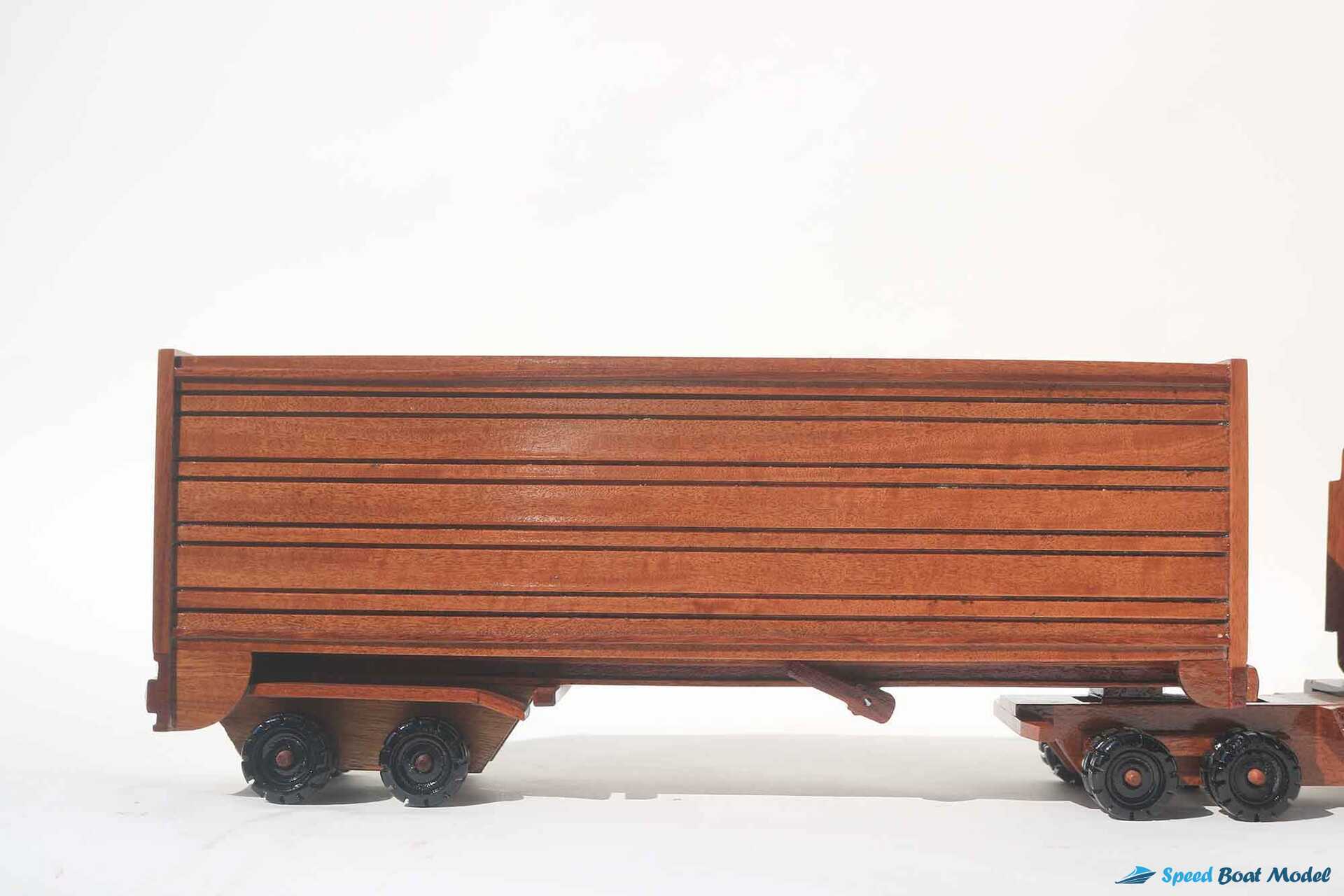 Container – Tractor Trailer Wooden Model 23 (5) Speed Boad Model Container – Tractor Trailer Wooden Model 23 (5) Speed Boad Model