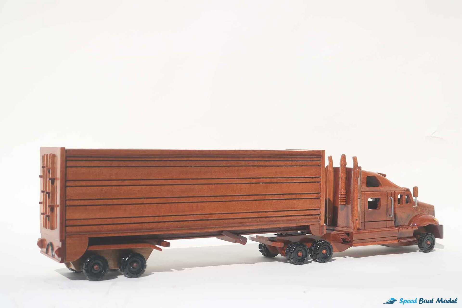 Container – Tractor Trailer Wooden Model 23 (6) Speed Boad Model Container – Tractor Trailer Wooden Model 23 (6) Speed Boad Model