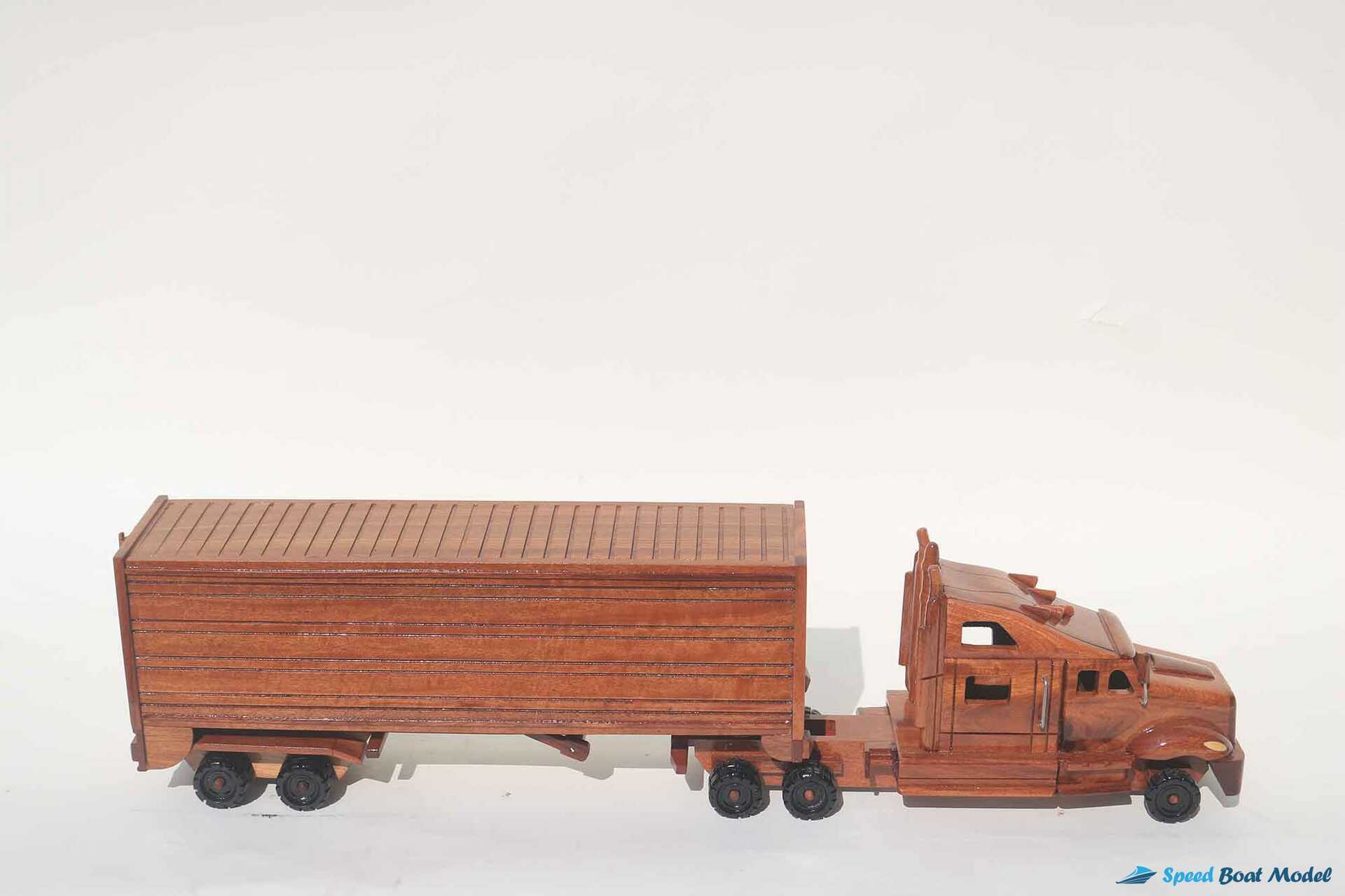 Container – Tractor Trailer Wooden Model 23 (7) Speed Boad Model Container – Tractor Trailer Wooden Model 23 (7) Speed Boad Model