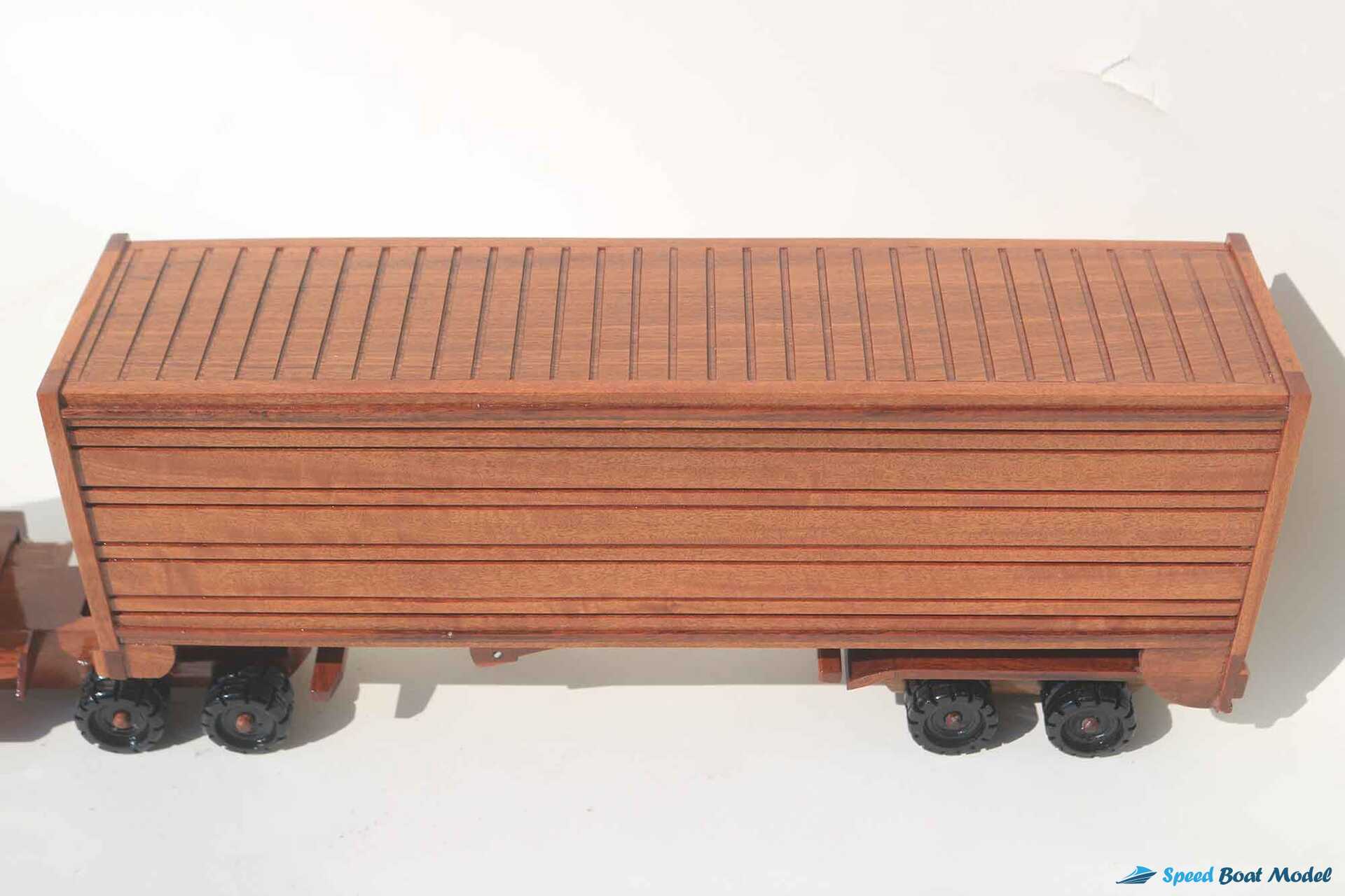 Container – Tractor Trailer Wooden Model 23 (9) Speed Boad Model Container – Tractor Trailer Wooden Model 23 (9) Speed Boad Model