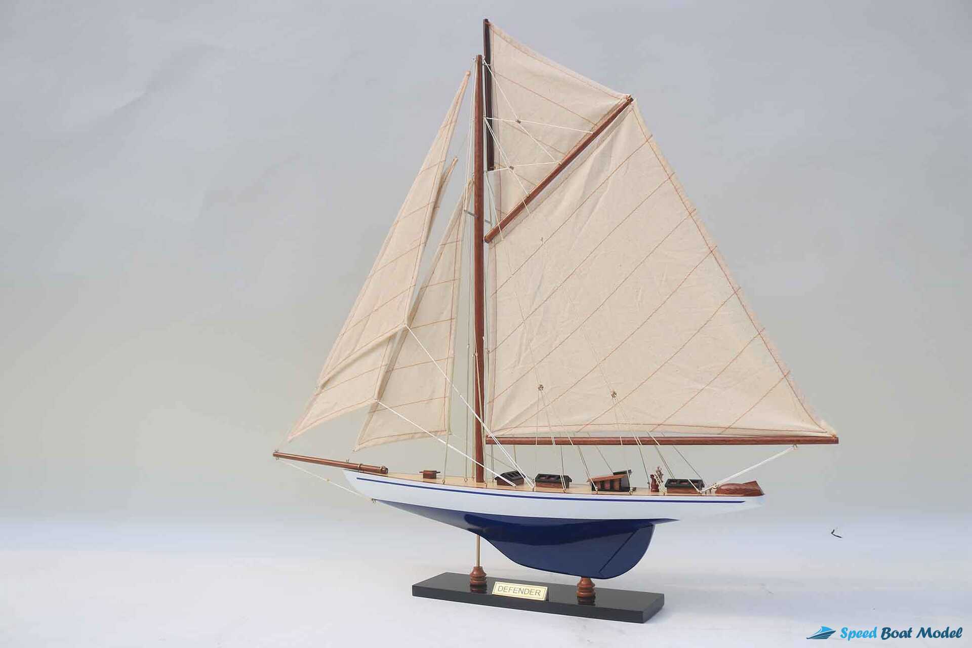 Defender Painted Boat Model (8) Speed Boad Model