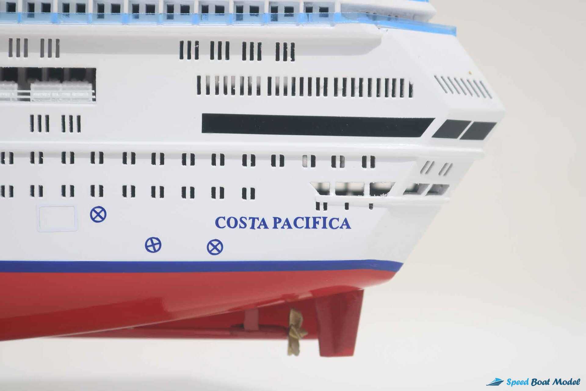 Costa Pacifia Cruise Ship Model (1) Speed Boad Model Costa Pacifia Cruise Ship Model (1) Speed Boad Model
