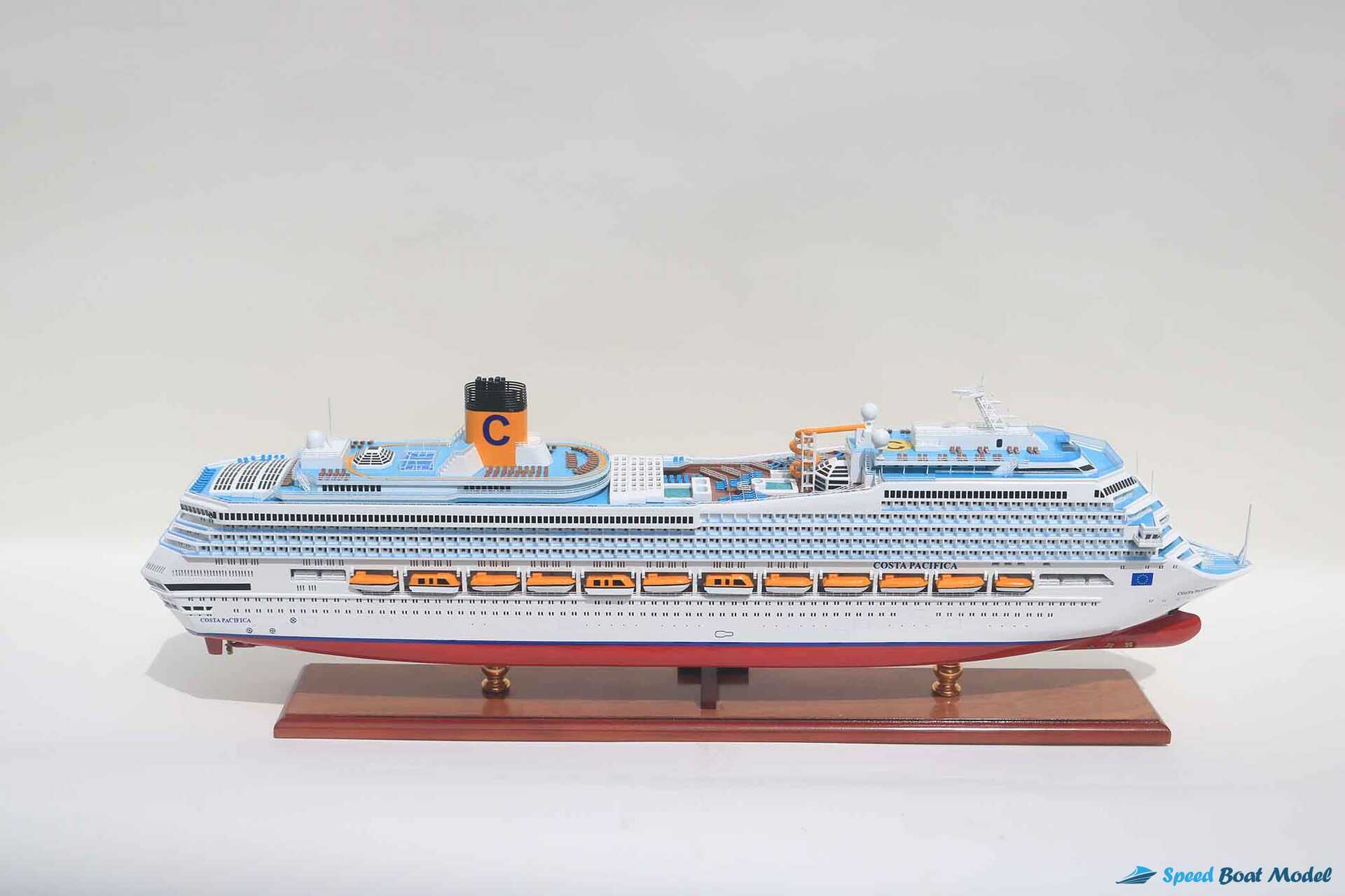 Costa Pacifia Cruise Ship Model (13) Speed Boad Model Costa Pacifia Cruise Ship Model (13) Speed Boad Model