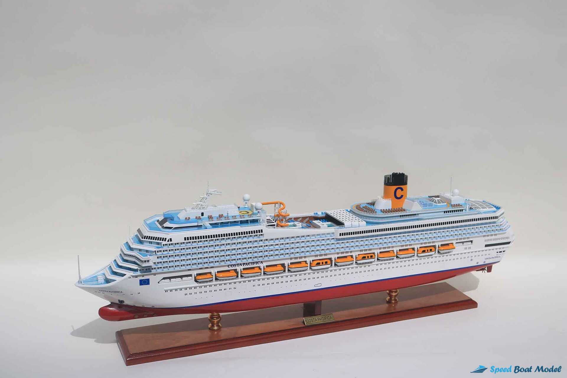 Costa Pacifia Cruise Ship Model (16) Speed Boad Model