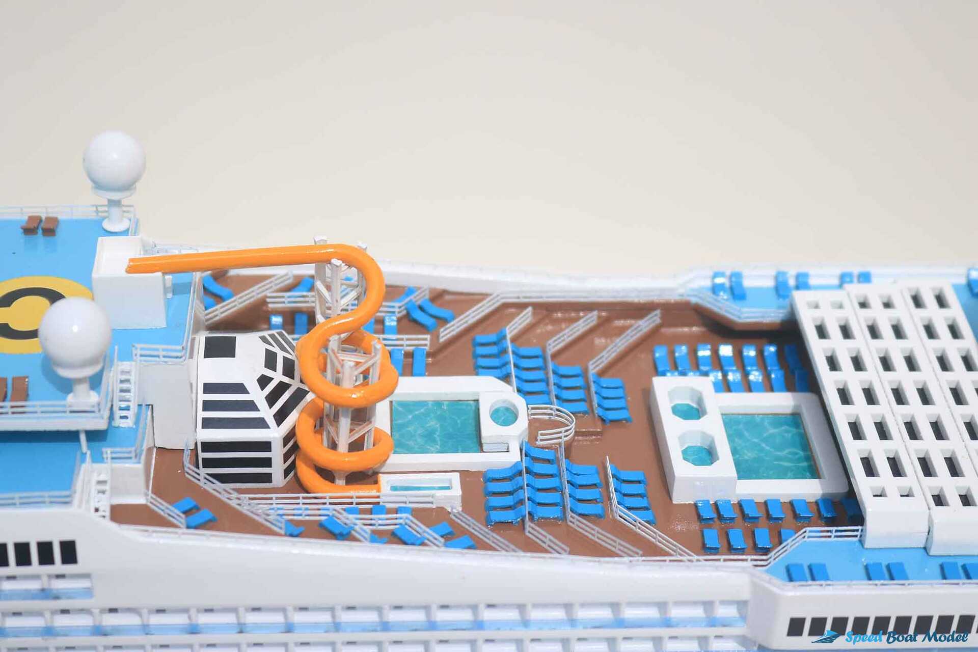 Costa Pacifia Cruise Ship Model (5) Speed Boad Model Costa Pacifia Cruise Ship Model (5) Speed Boad Model