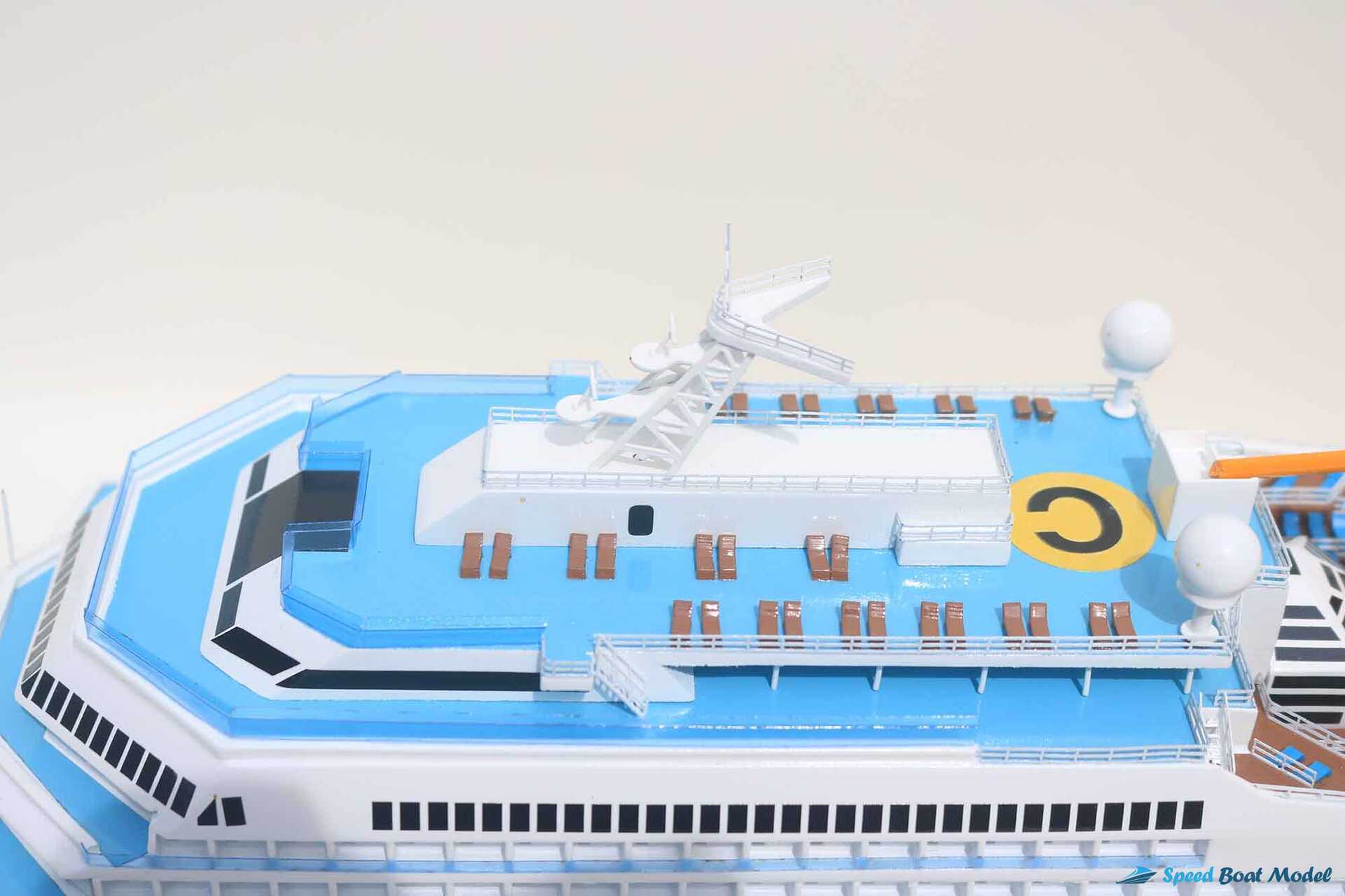 Costa Pacifia Cruise Ship Model (6) Speed Boad Model Costa Pacifia Cruise Ship Model (6) Speed Boad Model