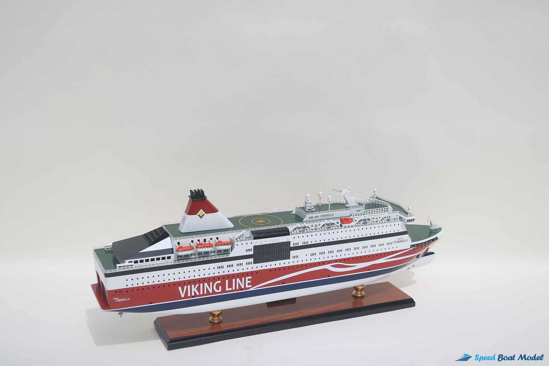 M.S Viking Cinderella Cruise Ship Model 28" 17 M.s Viking Cinderella Cruise Ship Model (11) Speed Boad Model