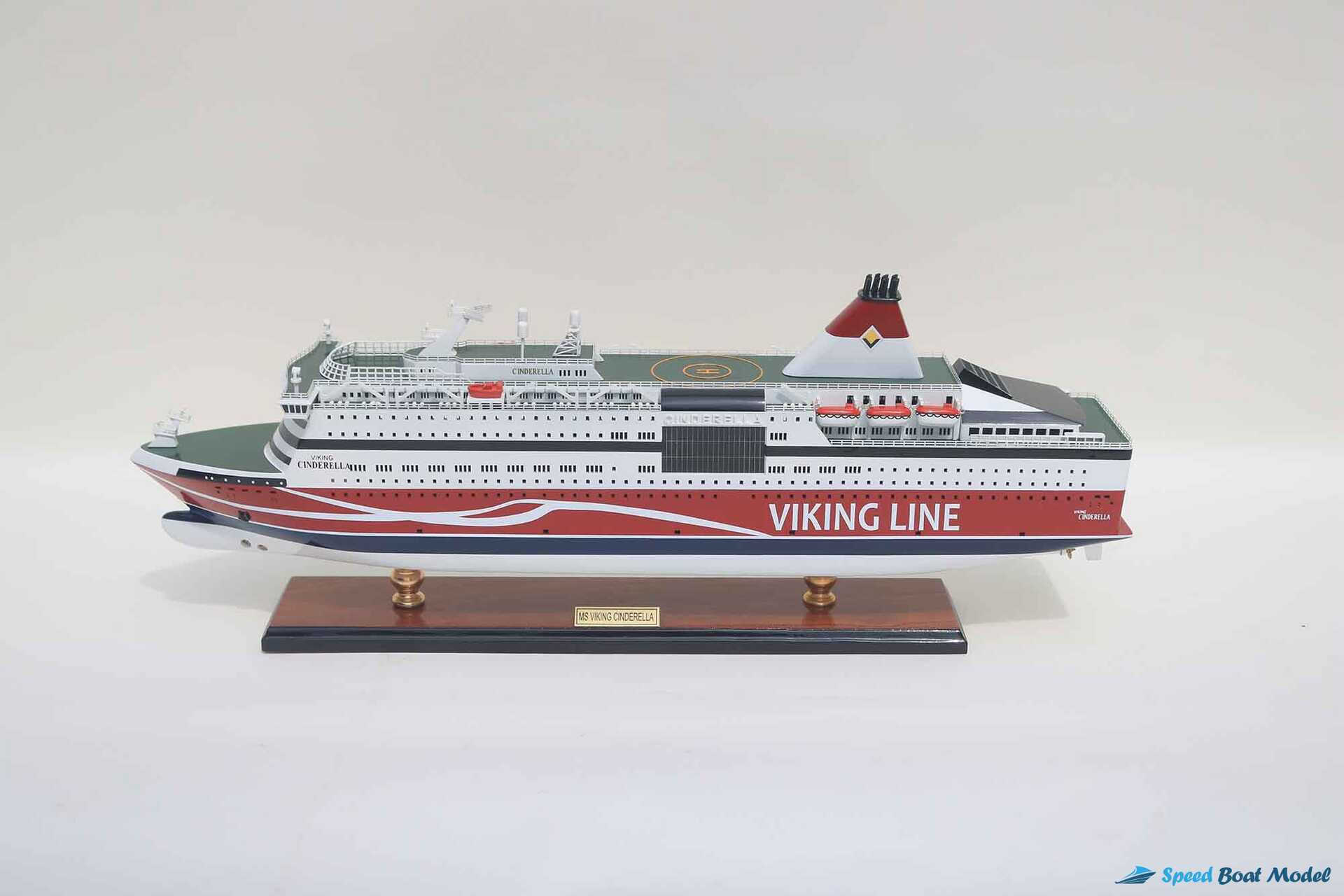 M.s Viking Cinderella Cruise Ship Model (16) Speed Boad Model