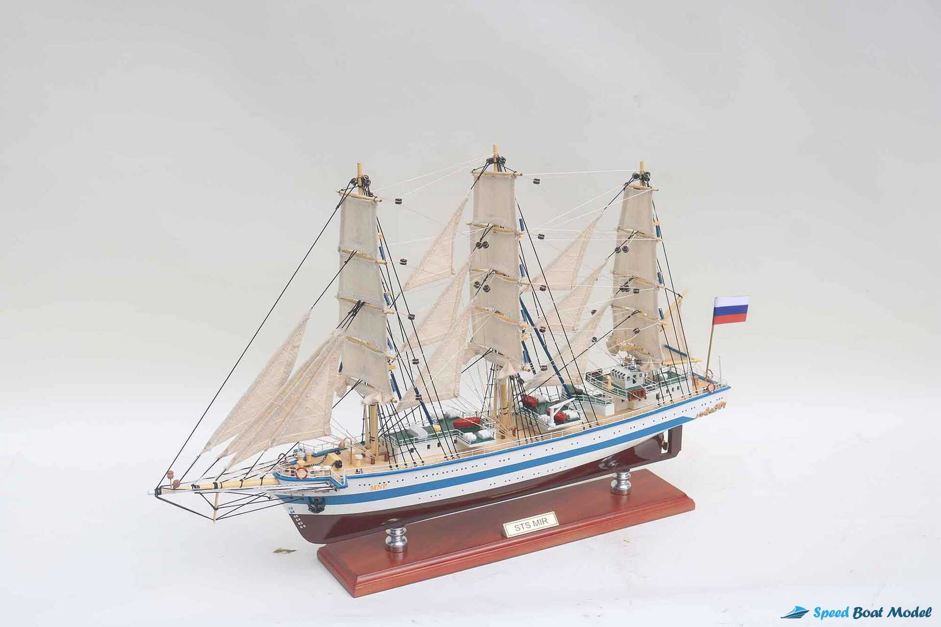 Sts Mir Tall Ship Model (11) Speed Boad Model