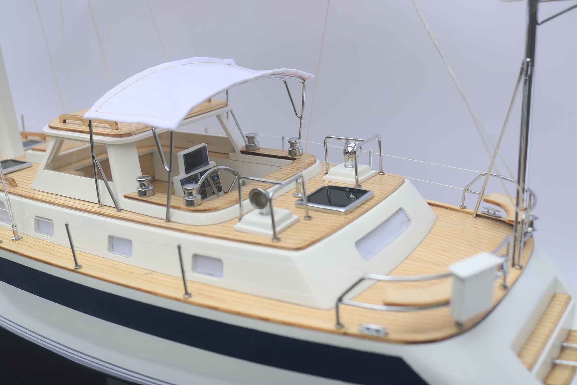 Hallberg Rassy 62 Modern Yatch Model (1) Speed Boad Model Hallberg Rassy 62 Modern Yatch Model (1) Speed Boad Model