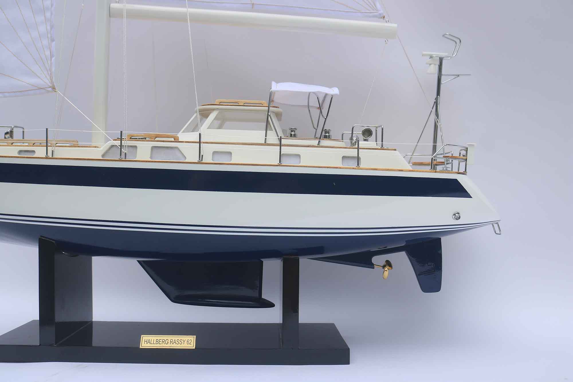 Hallberg Rassy 62 Modern Yatch Model (15) Speed Boad Model Hallberg Rassy 62 Modern Yatch Model (15) Speed Boad Model